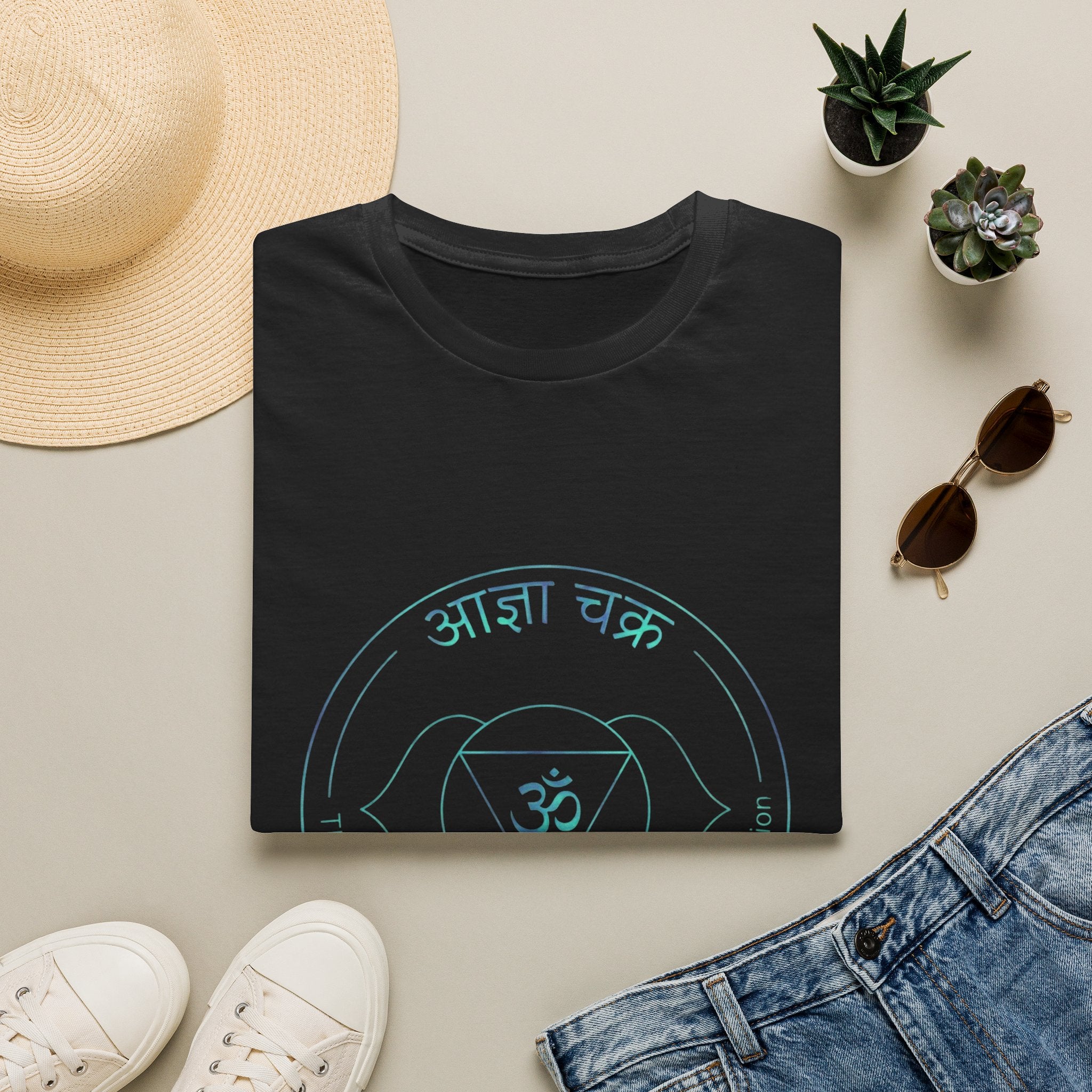 Ajana Third Eye Chakra T-Shirt — The Light Body Sacred Geometry Tee