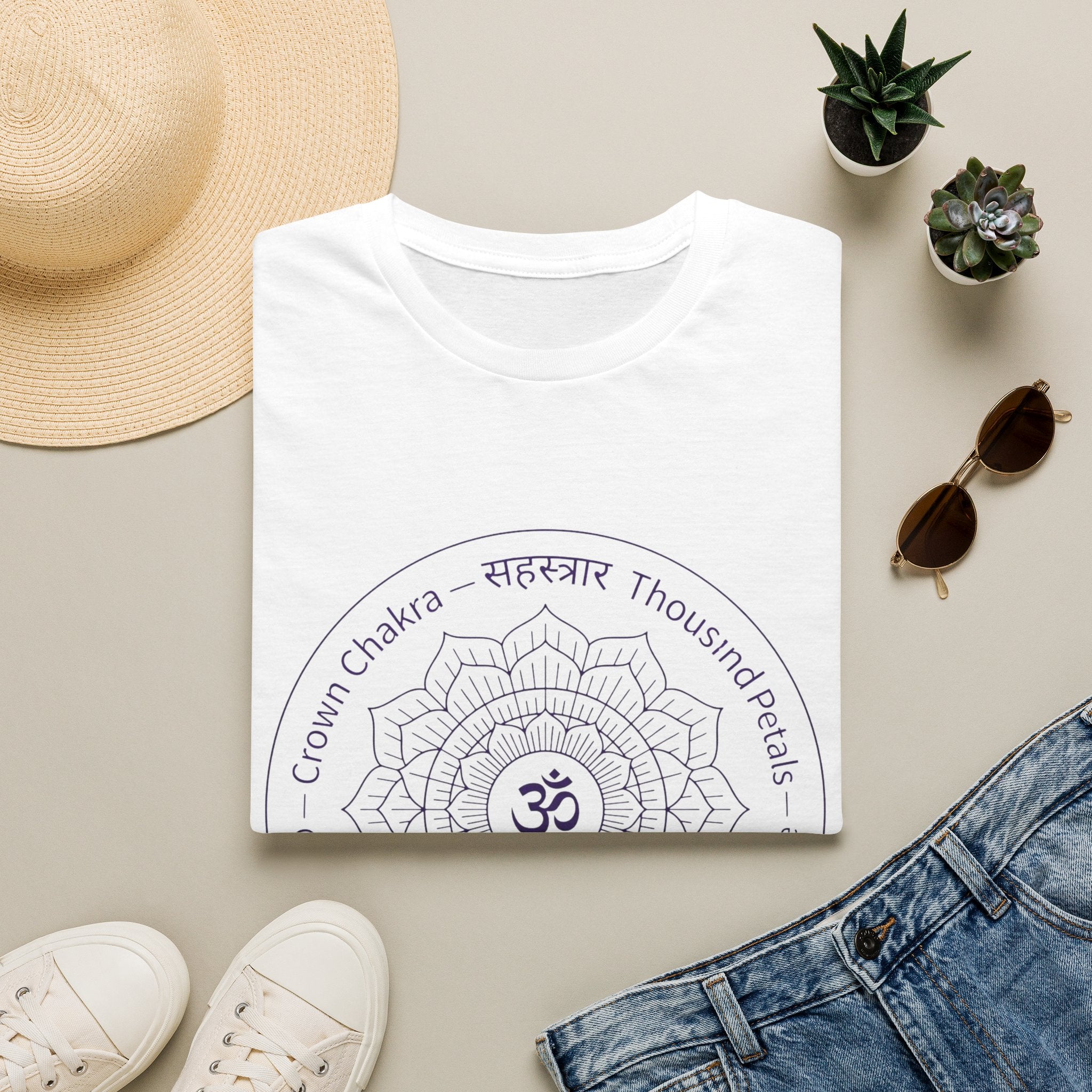 Sahasrara-Crown-Chakra T-Shirt — The Light Body Sacred Geometry Tee