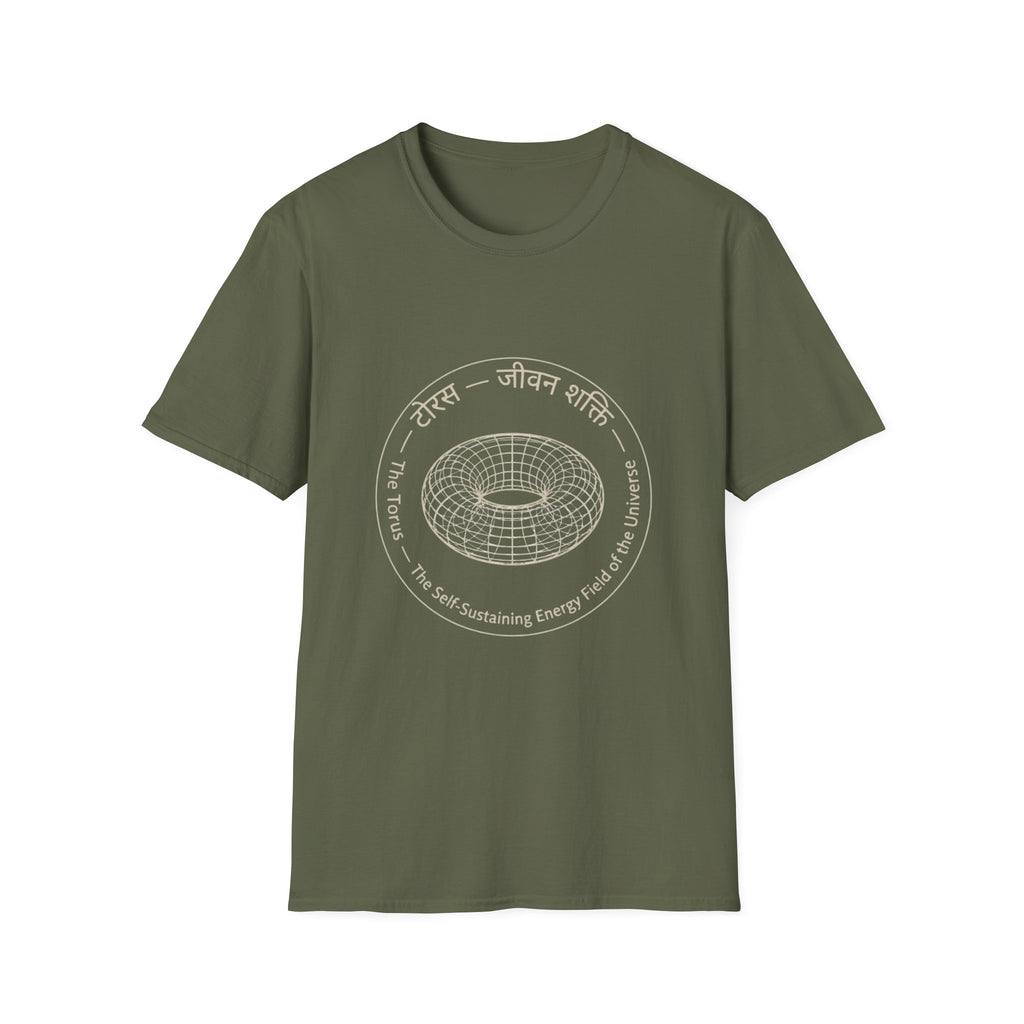 Cosmic Donut T-Shirt — The Light Body Sacred Geometry Tee