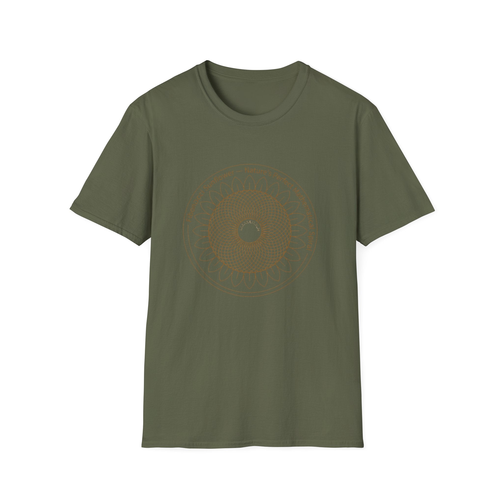 Fibonacci Sun Flower Star T-Shirt — The Light Body Sacred Geometry Tee