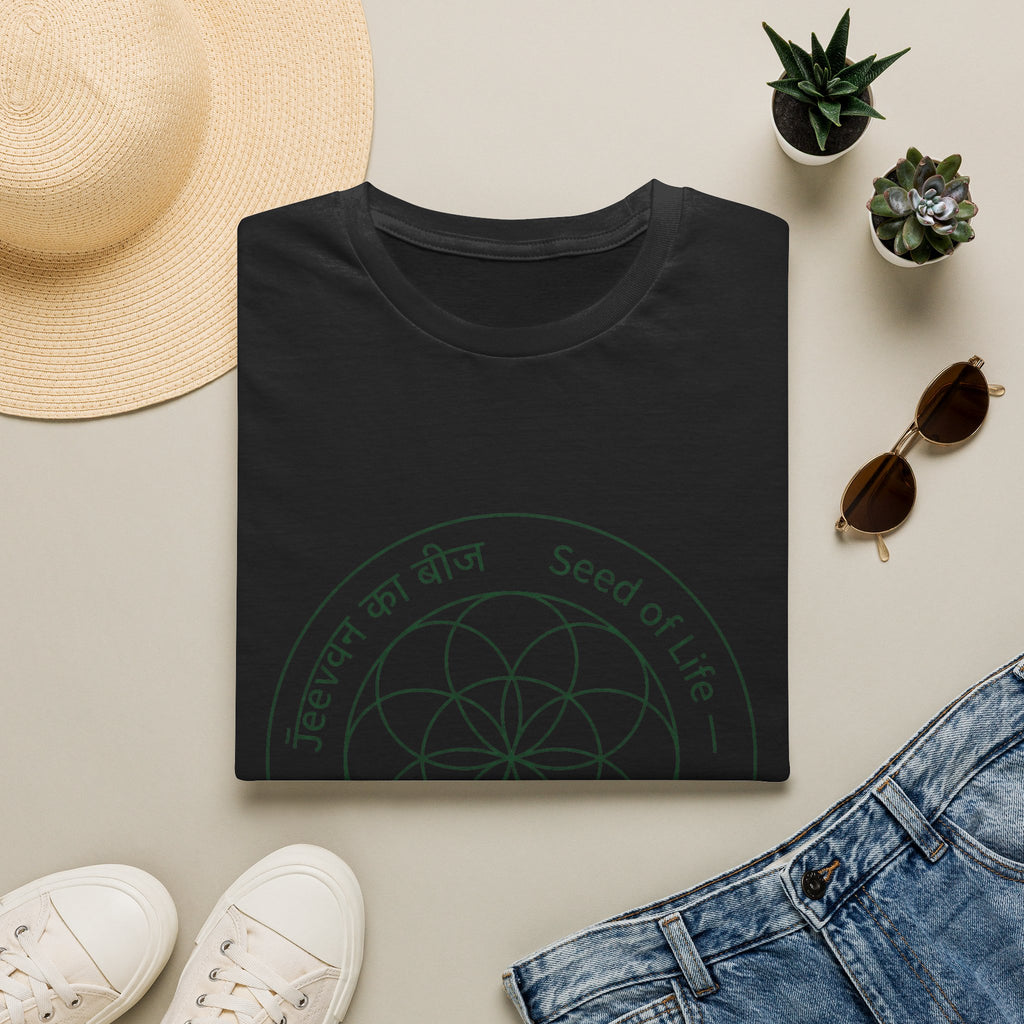 Seed of Life Origin Pattern T-Shirt — The Light Body Sacred Geometry Tee