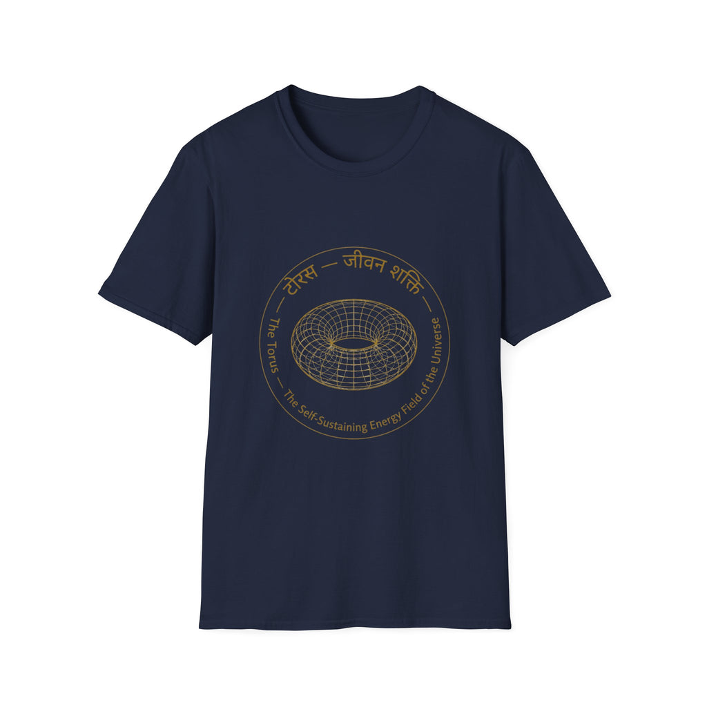 Cosmic Donut T-Shirt — The Light Body Sacred Geometry Tee
