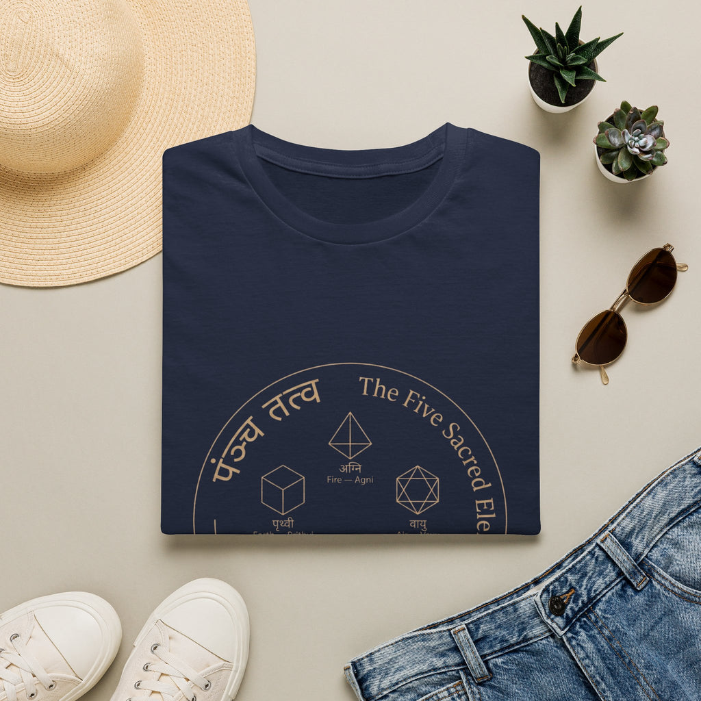 5 Sacred Elements - T-Shirt — The Light Body Sacred Geometry Tee
