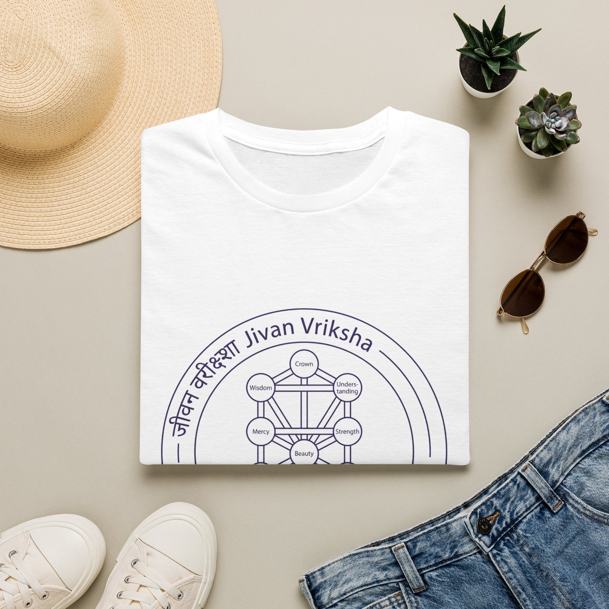 Kabbalah T-Shirt — The Light Body Sacred Geometry Tee