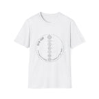 7 Centres of Body T-Shirt — The Light Body Sacred Geometry Tee