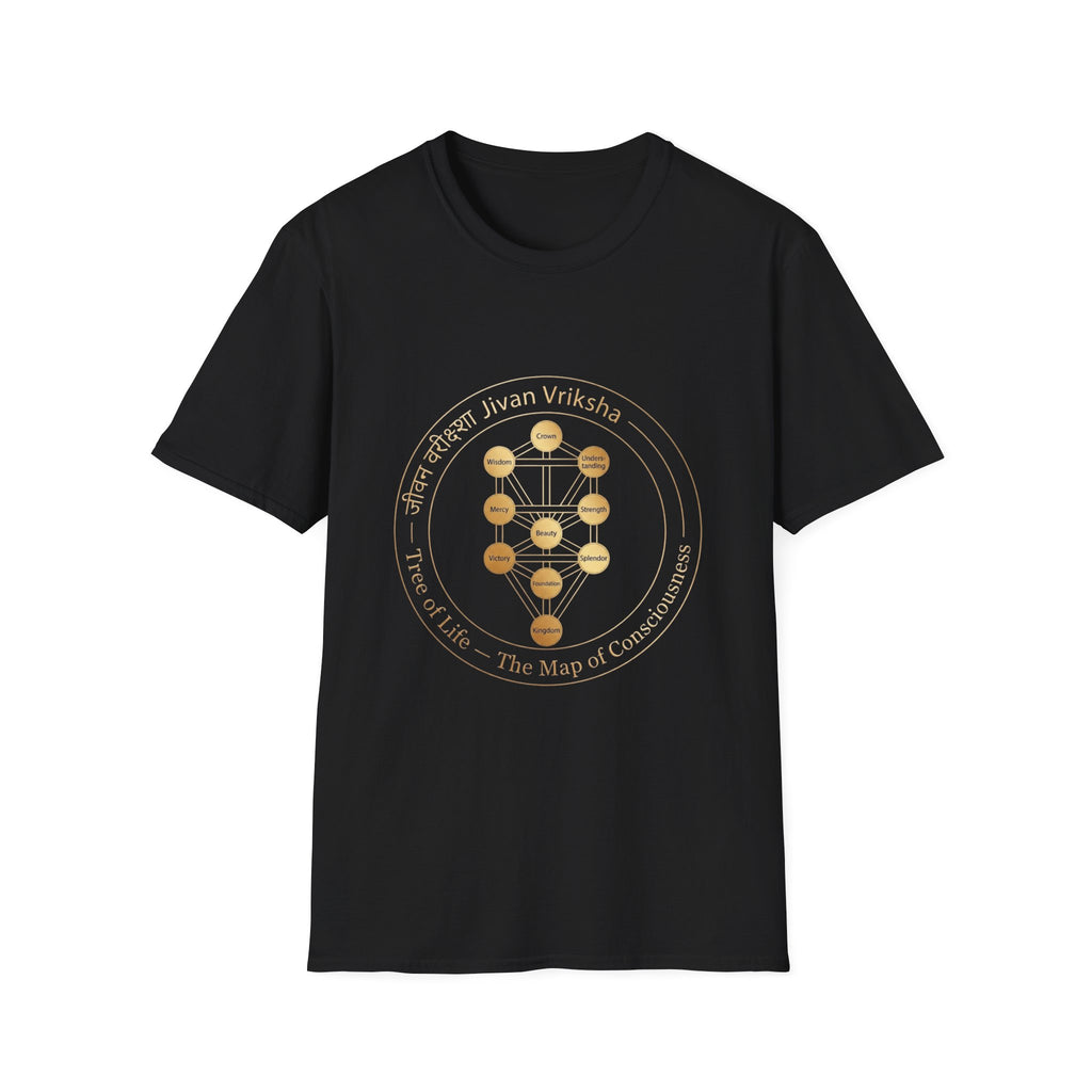 Kabbalah T-Shirt — The Light Body Sacred Geometry Tee