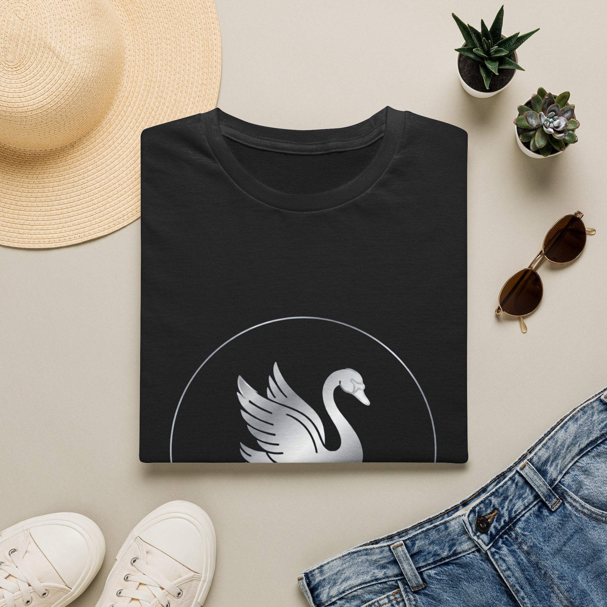 Sacred Swan T-Shirt — The Light Body Sacred Geometry Tee