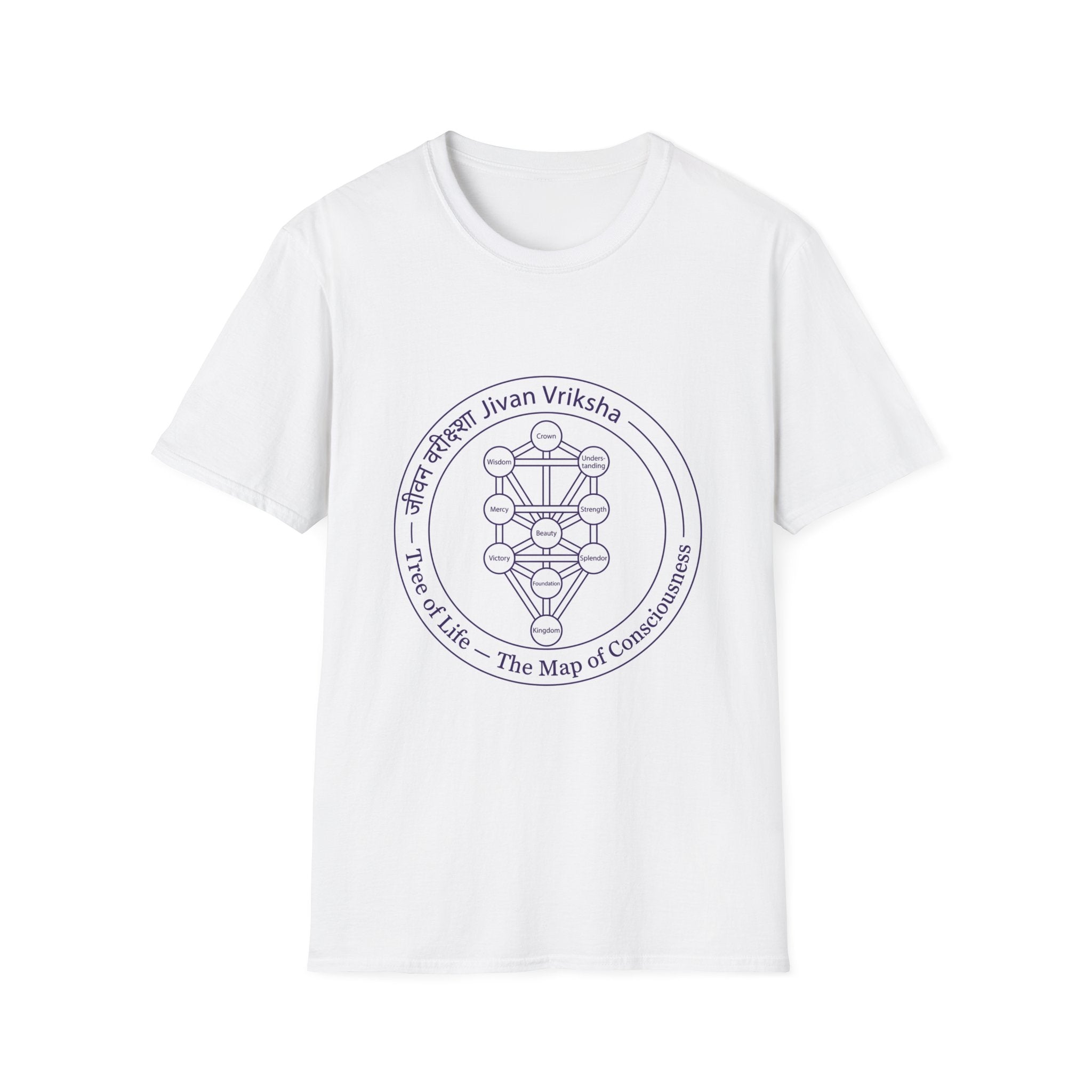Kabbalah T-Shirt — The Light Body Sacred Geometry Tee