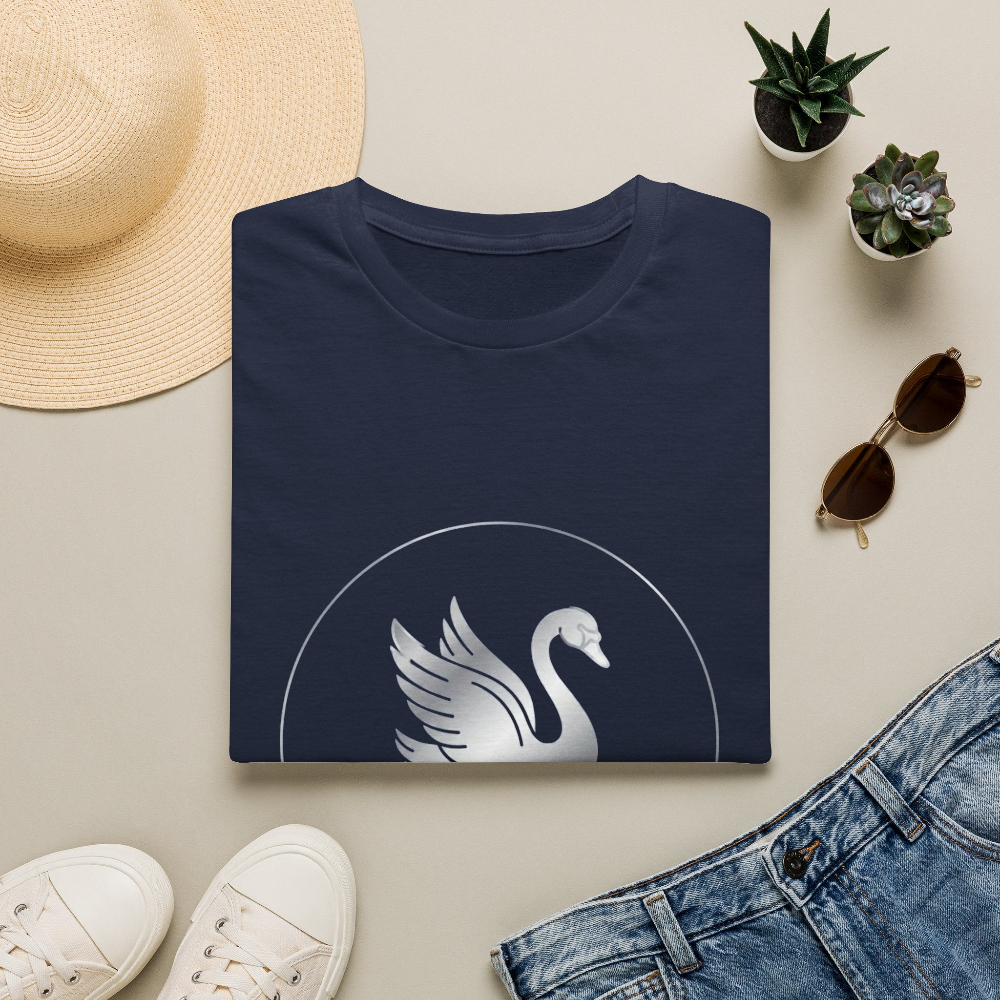 Sacred Swan T-Shirt — The Light Body Sacred Geometry Tee