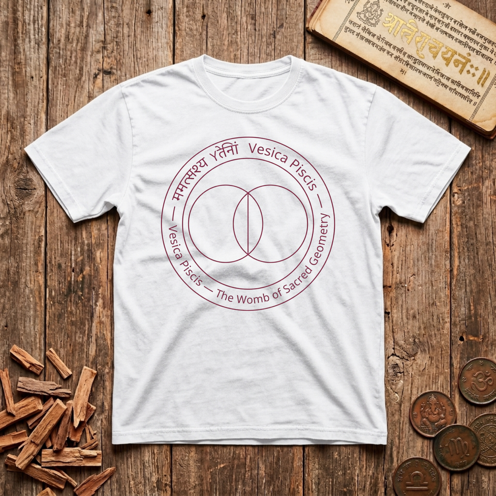 Vesica Piscis - The Womb of Sacred Geometry T-Shirt