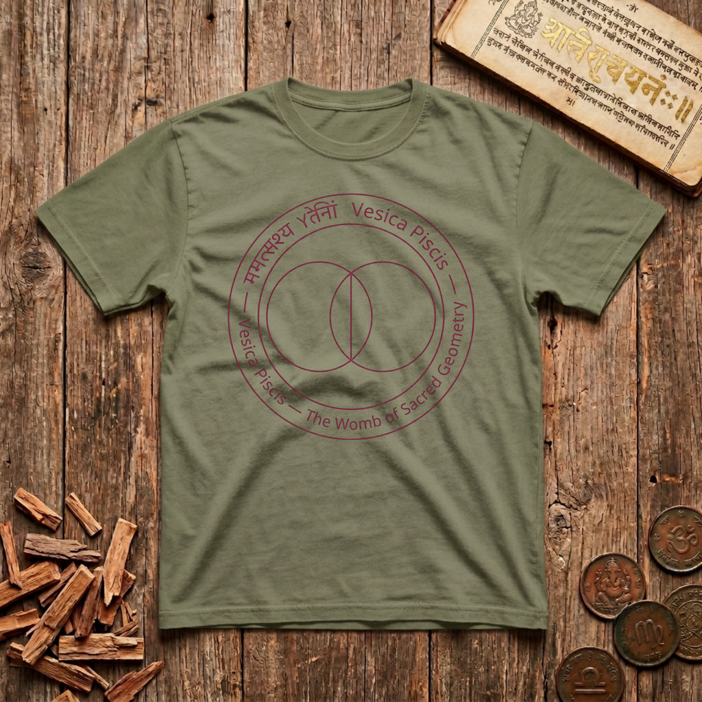 Vesica Piscis - The Womb of Sacred Geometry T-Shirt