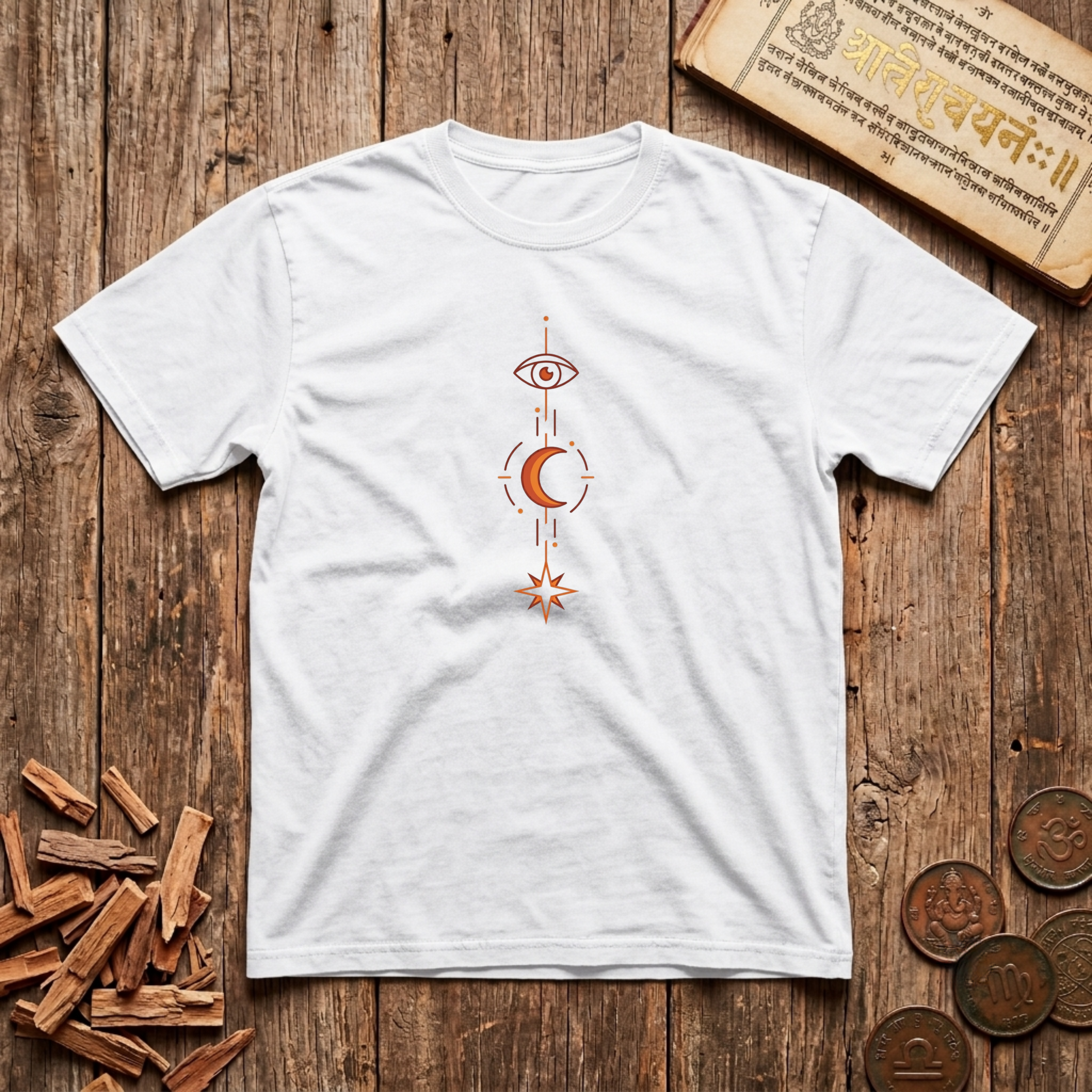 Celestial Map - Sacred Instrument - T-Shirt