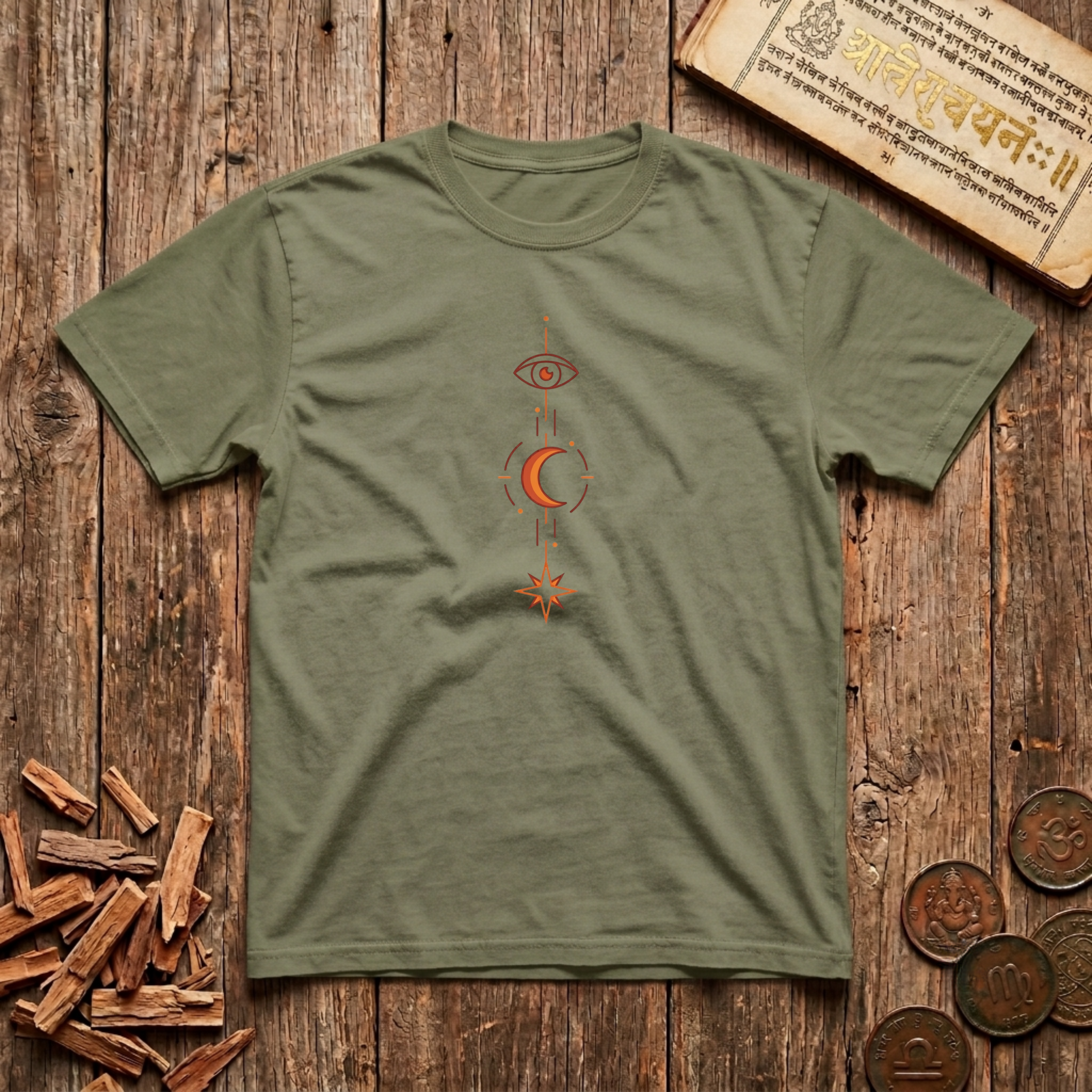 Celestial Map - Sacred Instrument - T-Shirt