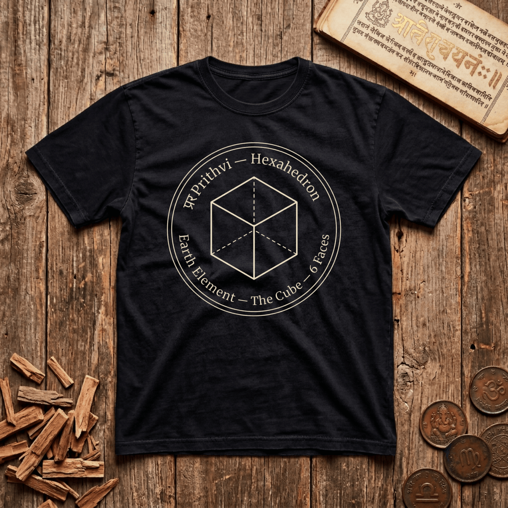 Hexahedron - 6 Face Cube - T-Shirt
