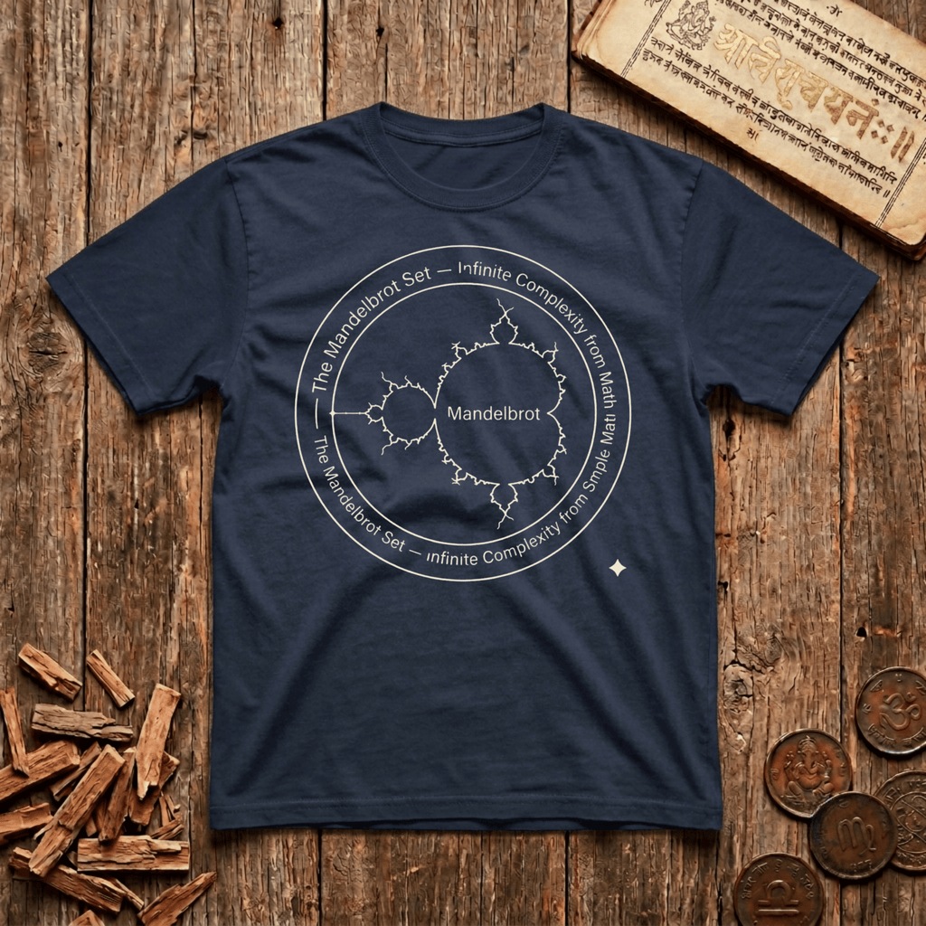 The Mandlebrot Set - Infinite Complexity from the Math - T-Shirt