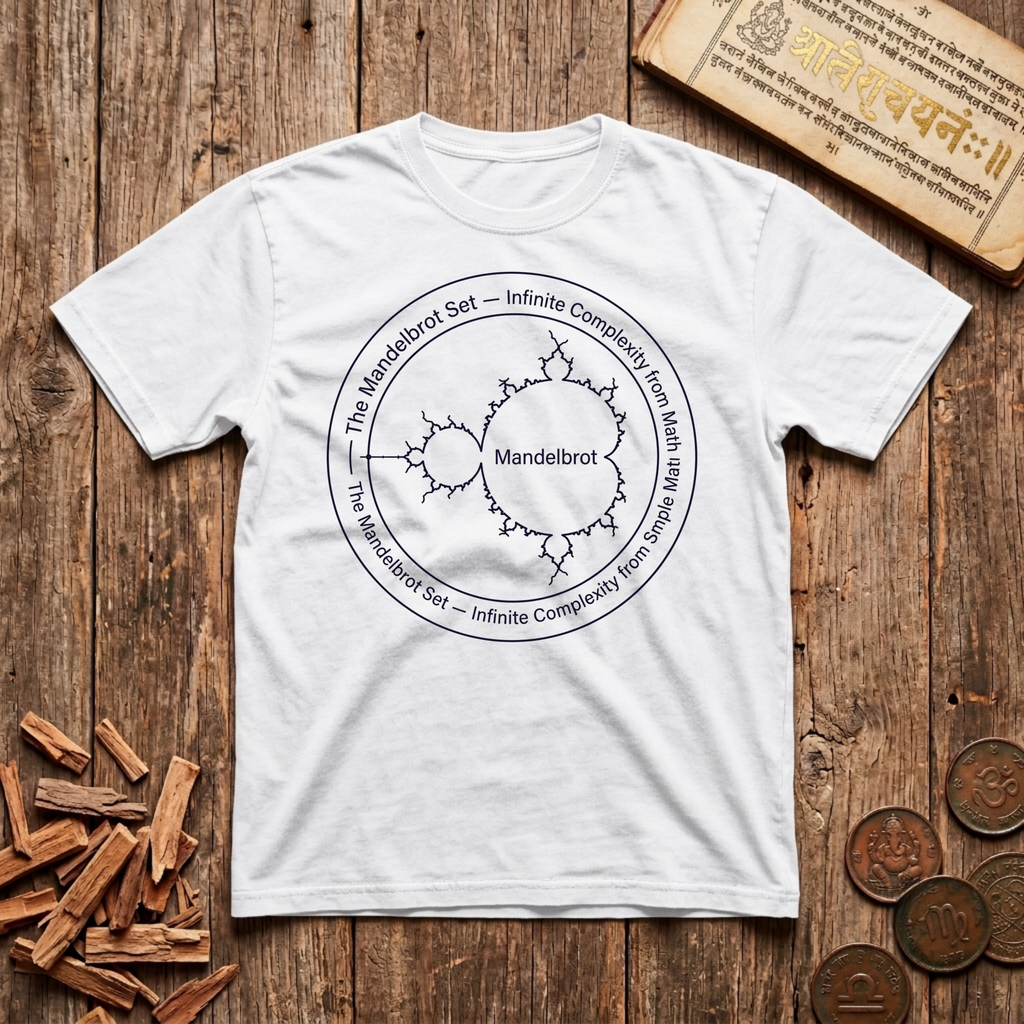 The Mandlebrot Set - Infinite Complexity from the Math - T-Shirt