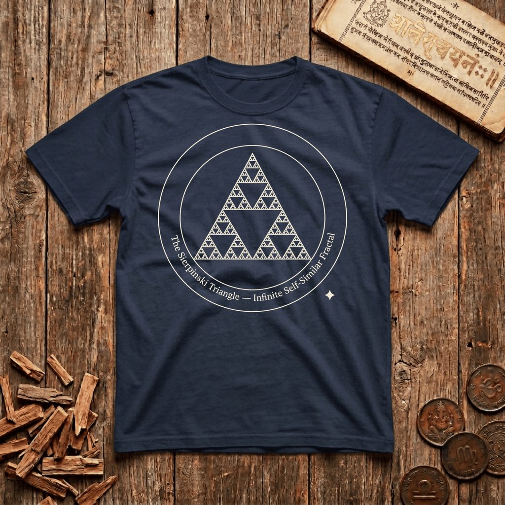 Sierpinski Triangle Fractal - T-Shirt