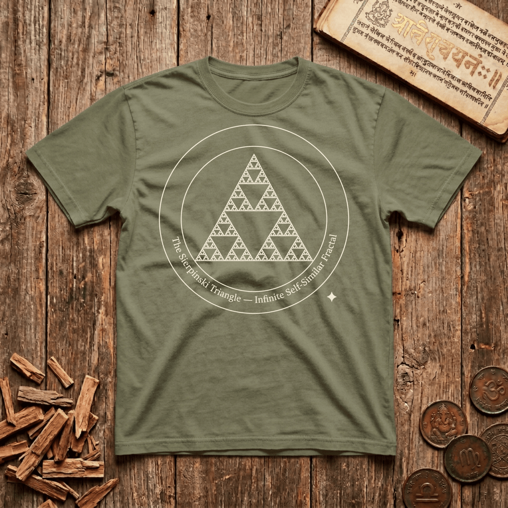 Sierpinski Triangle Fractal - T-Shirt