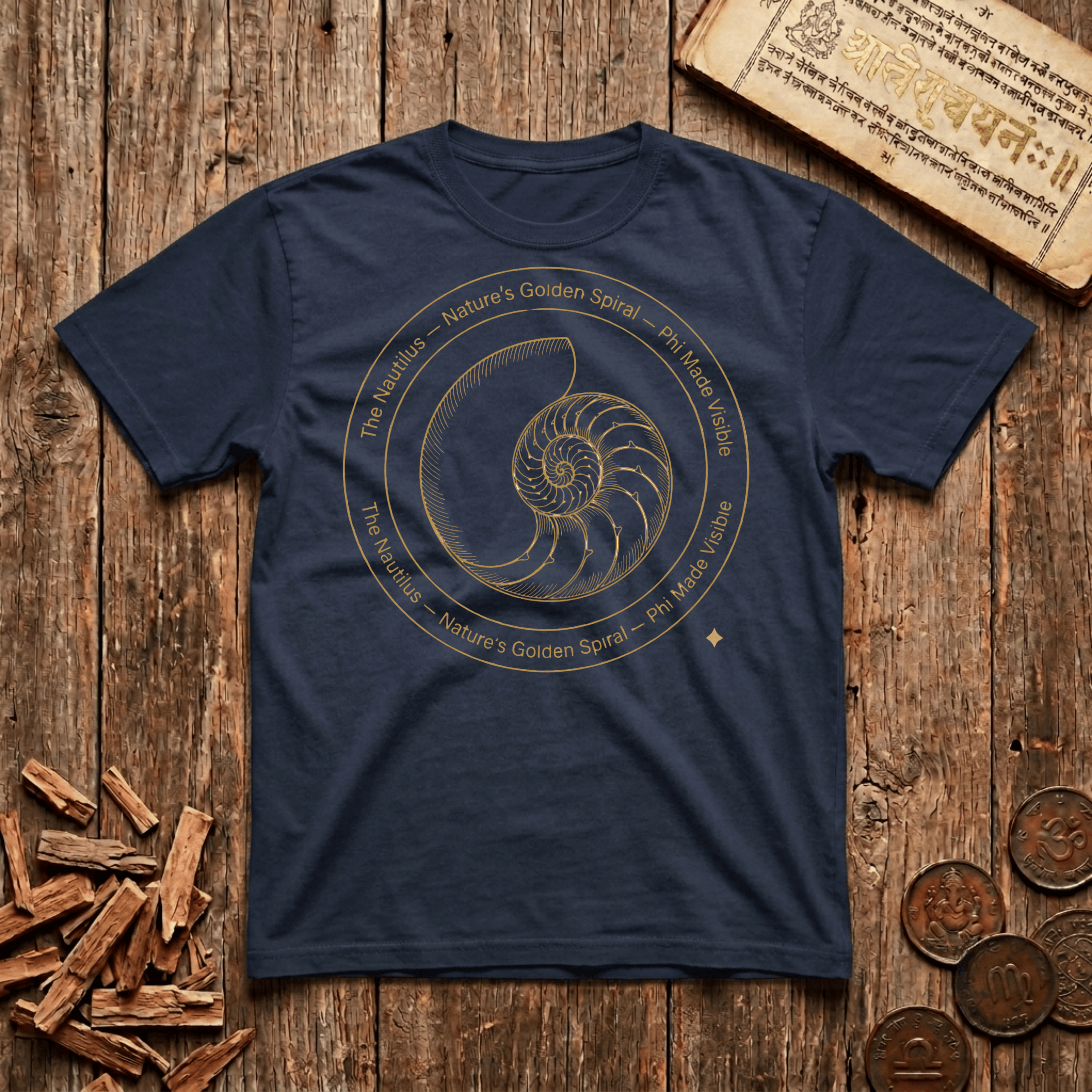 Natures Golden Spiral - T-Shirt