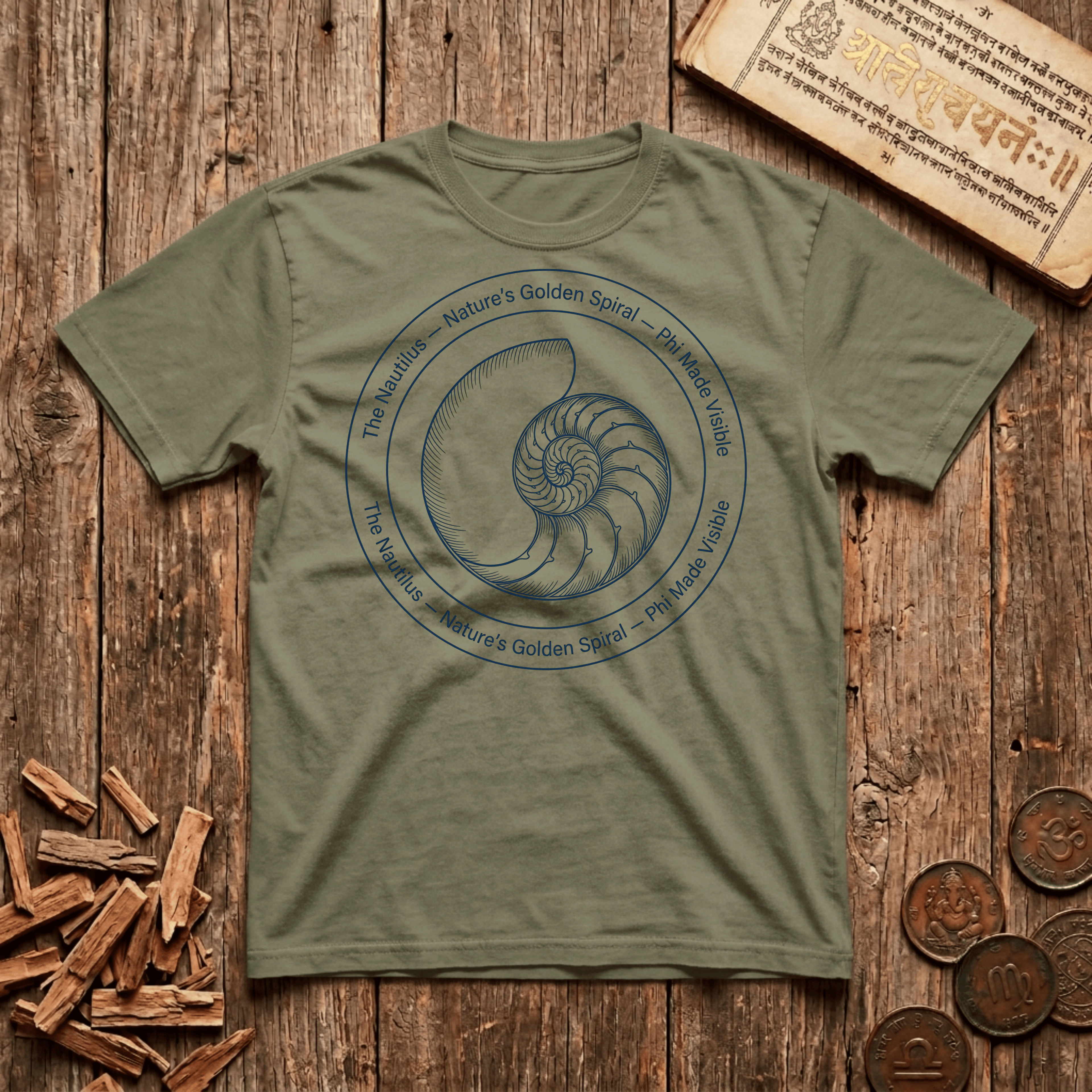Natures Golden Spiral - T-Shirt