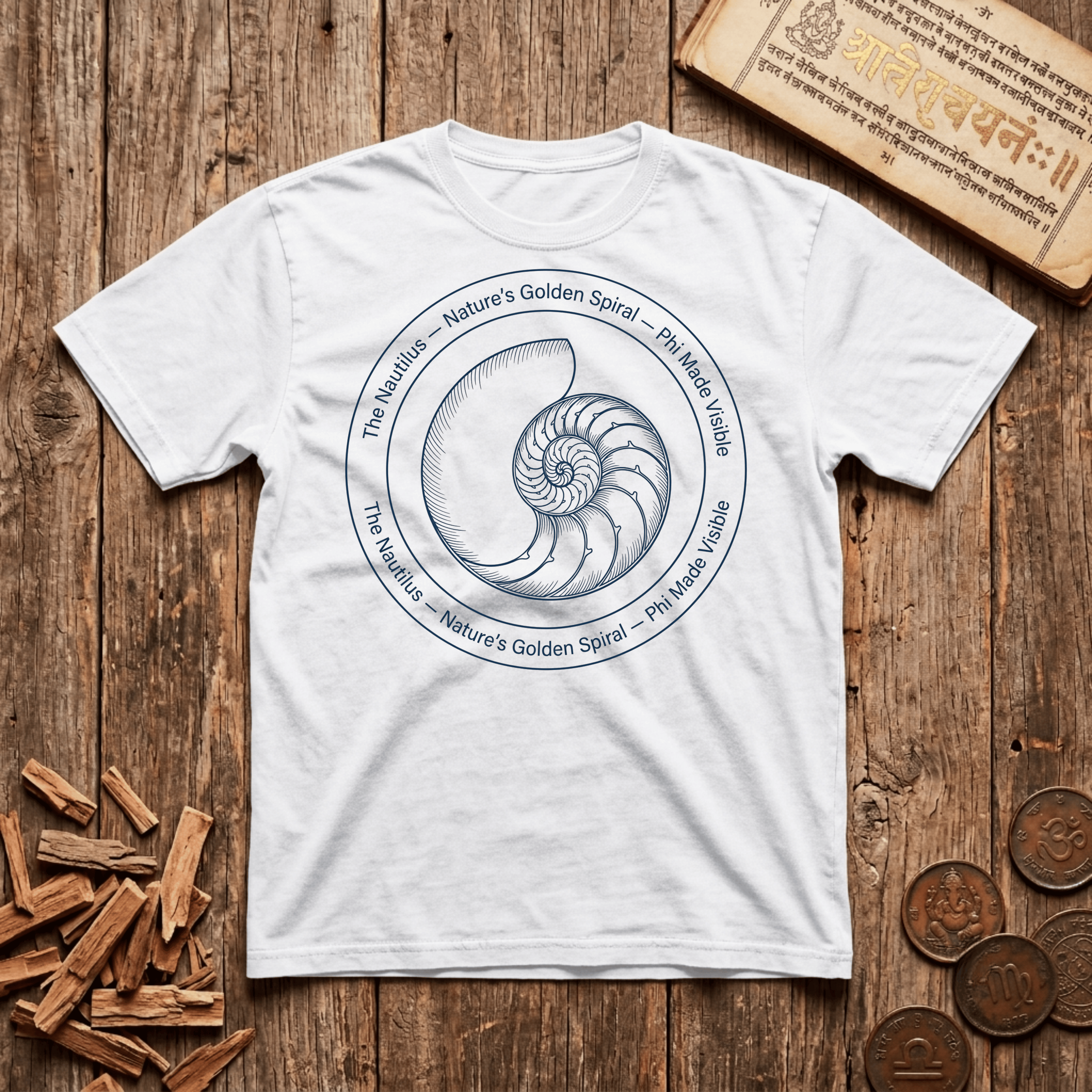 Natures Golden Spiral - T-Shirt