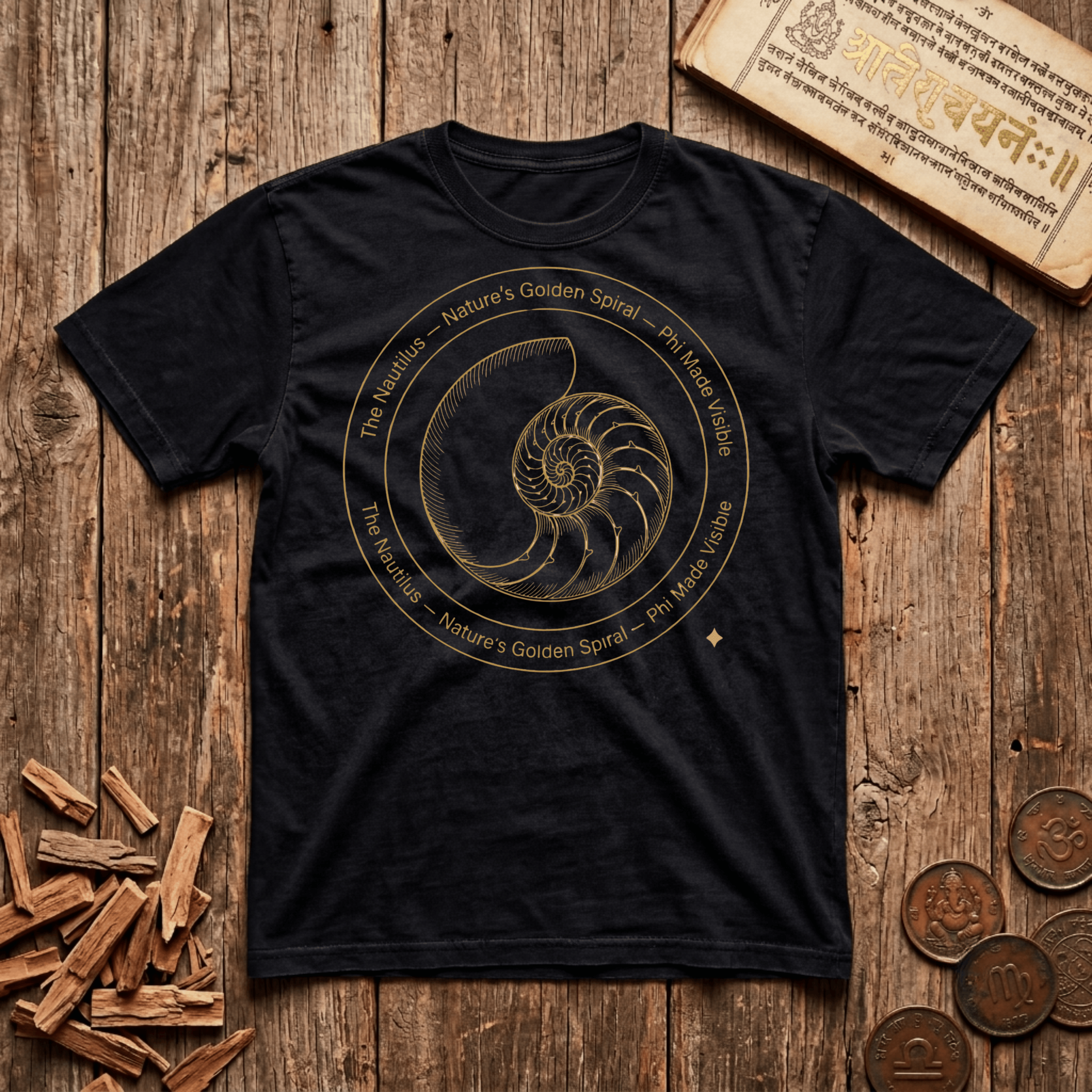Natures Golden Spiral - T-Shirt