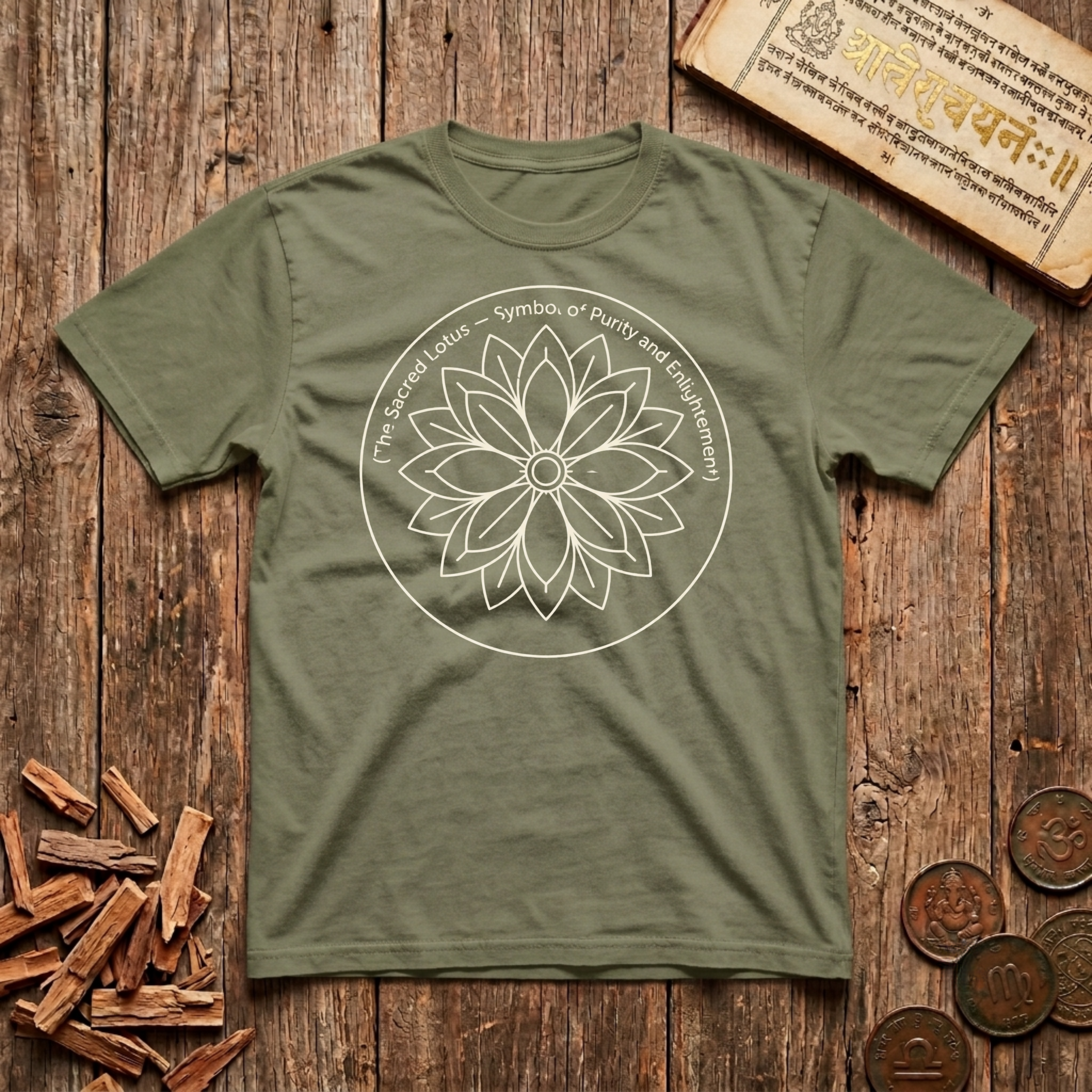 Lotus Spiral - Nature's Gift - T-Shirt
