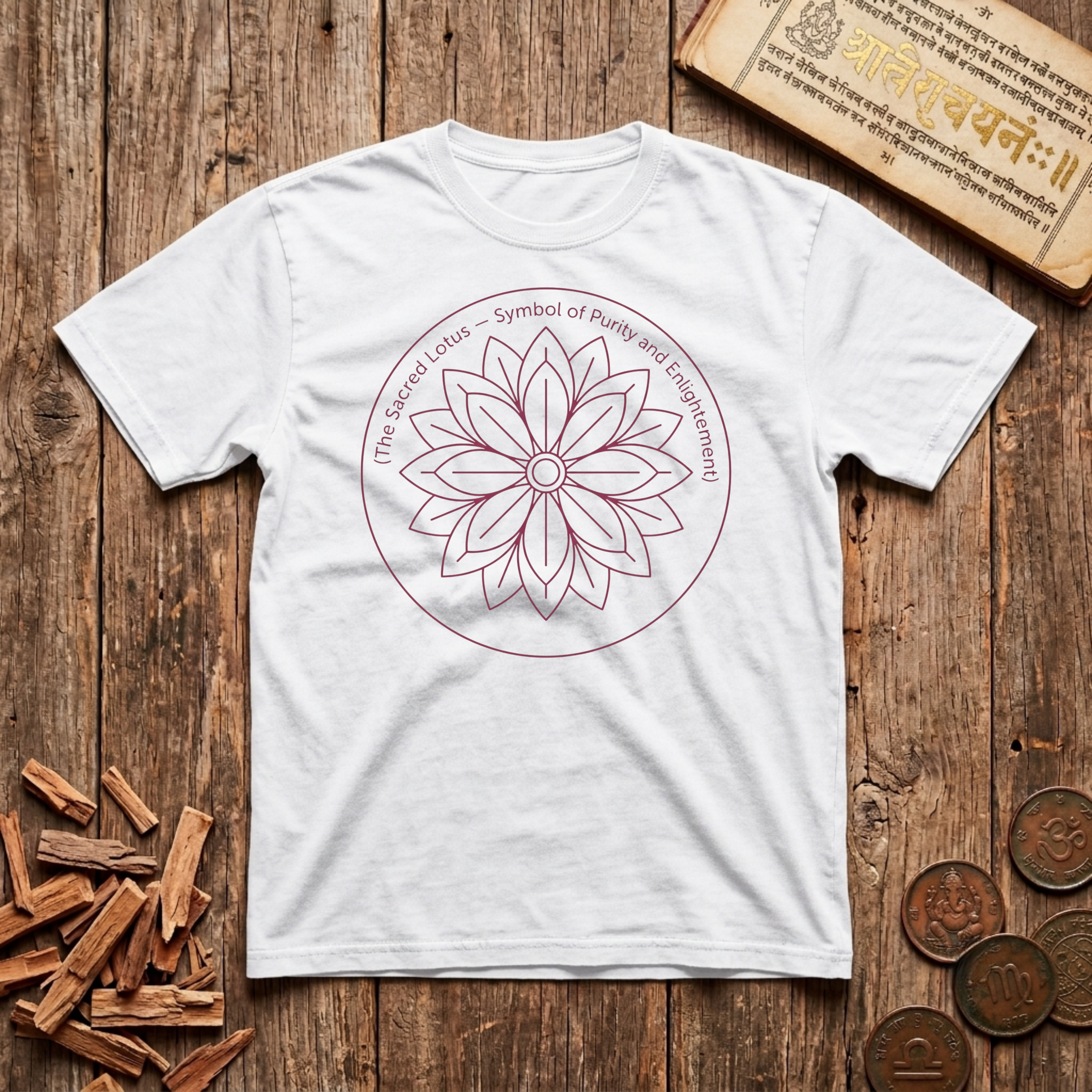 Lotus Spiral - Nature's Gift - T-Shirt