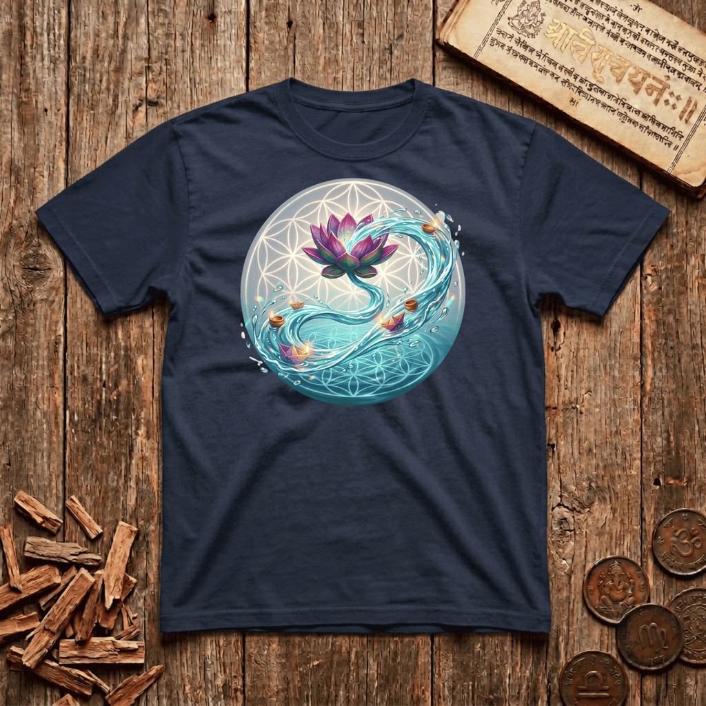 Ganga Flow - Sacred Nature - T-Shirt