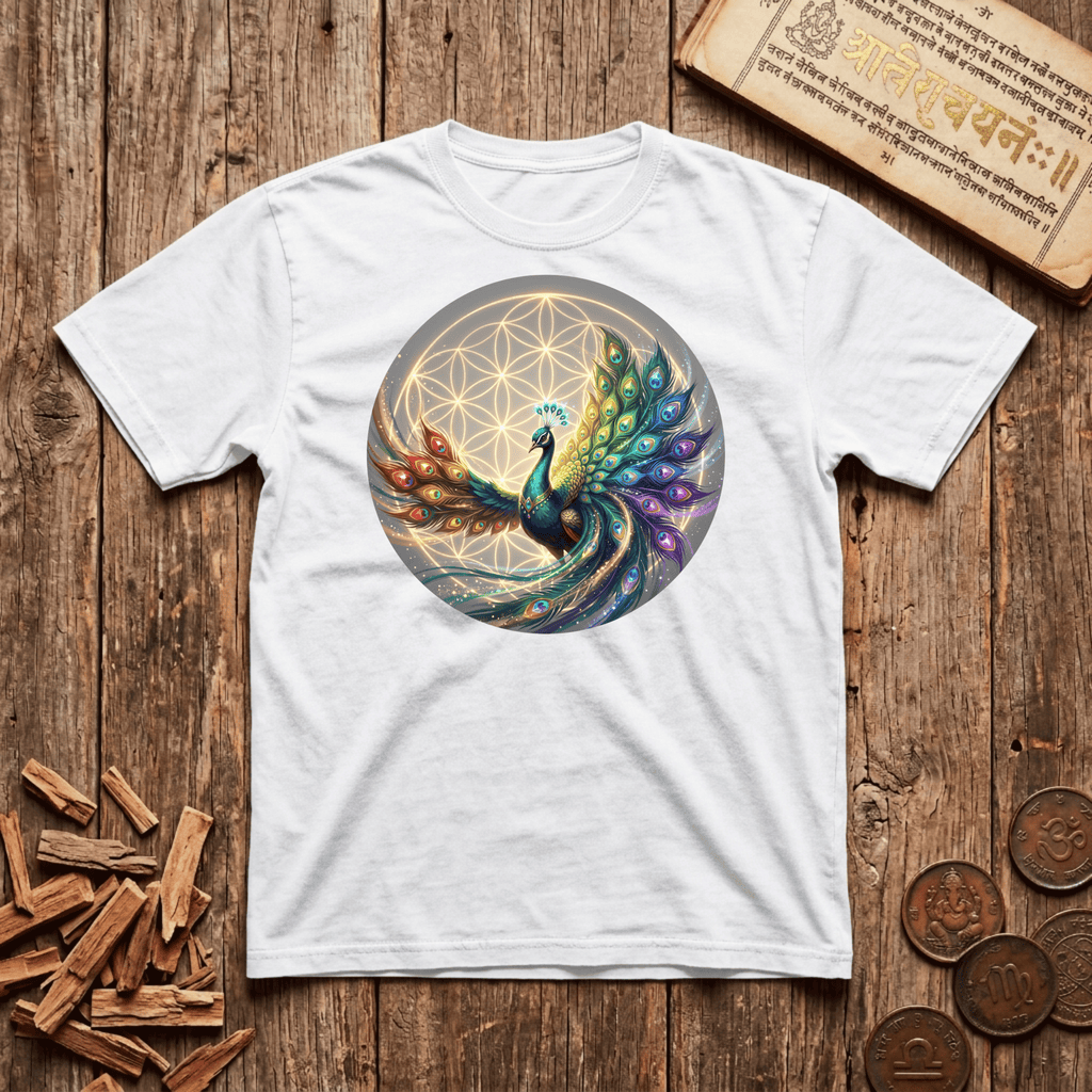 Peacock of kartikeya - Sacred Nature - T-Shirt