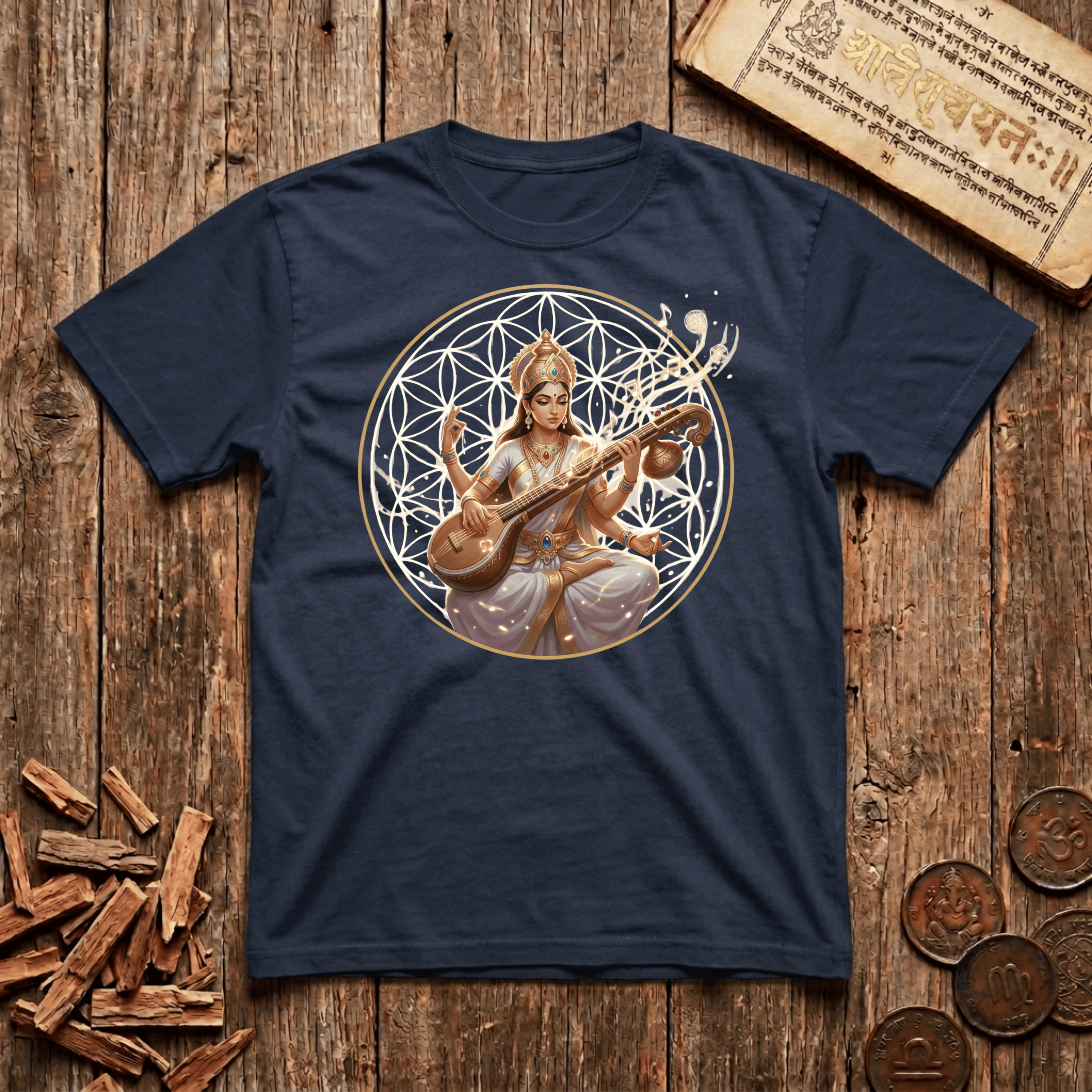 Saraswati's Melody - T-Shirt