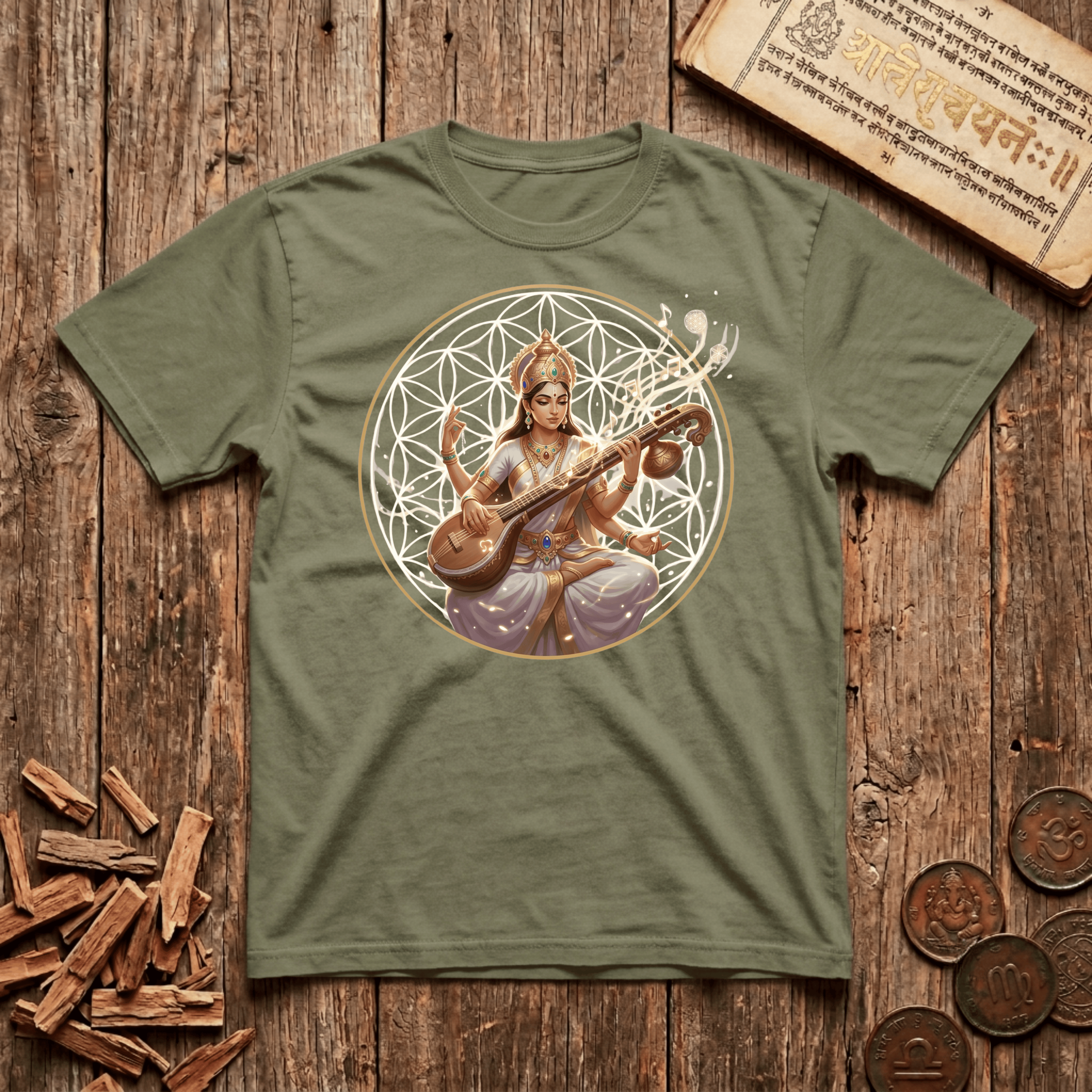 Saraswati's Melody - T-Shirt