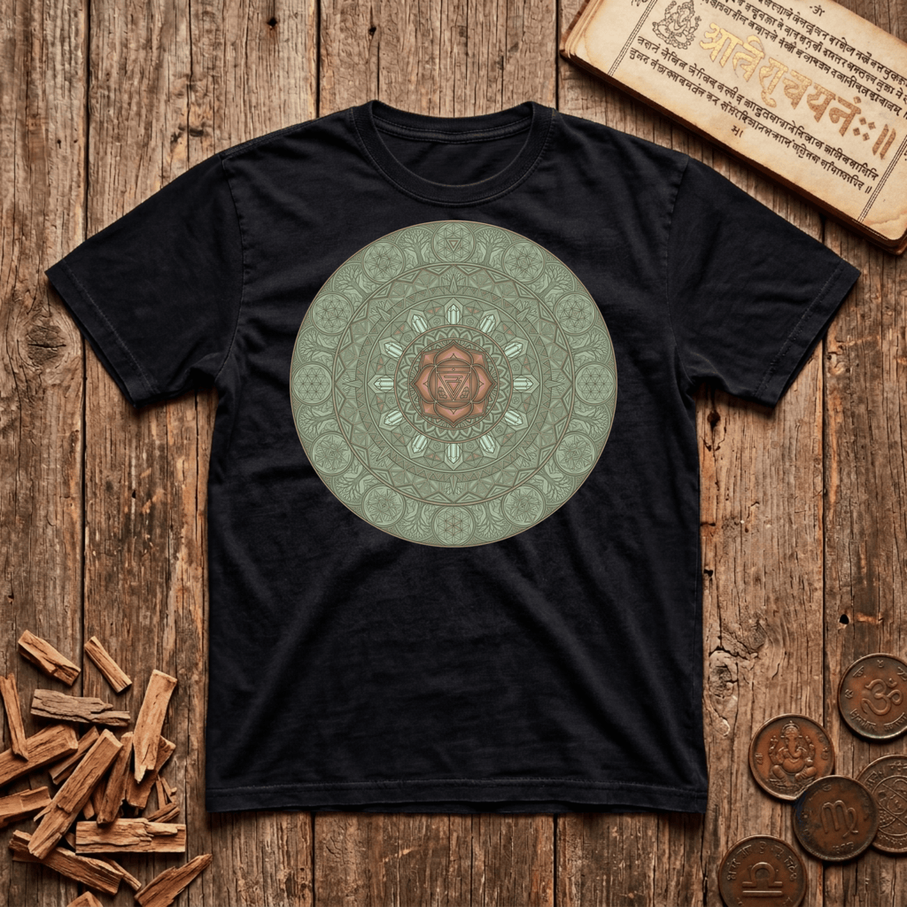 Root Chakra - Muladhara - The Star of Power - T-Shirt