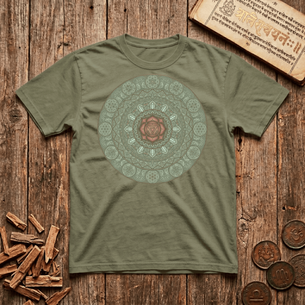 Root Chakra - Muladhara - The Star of Power - T-Shirt