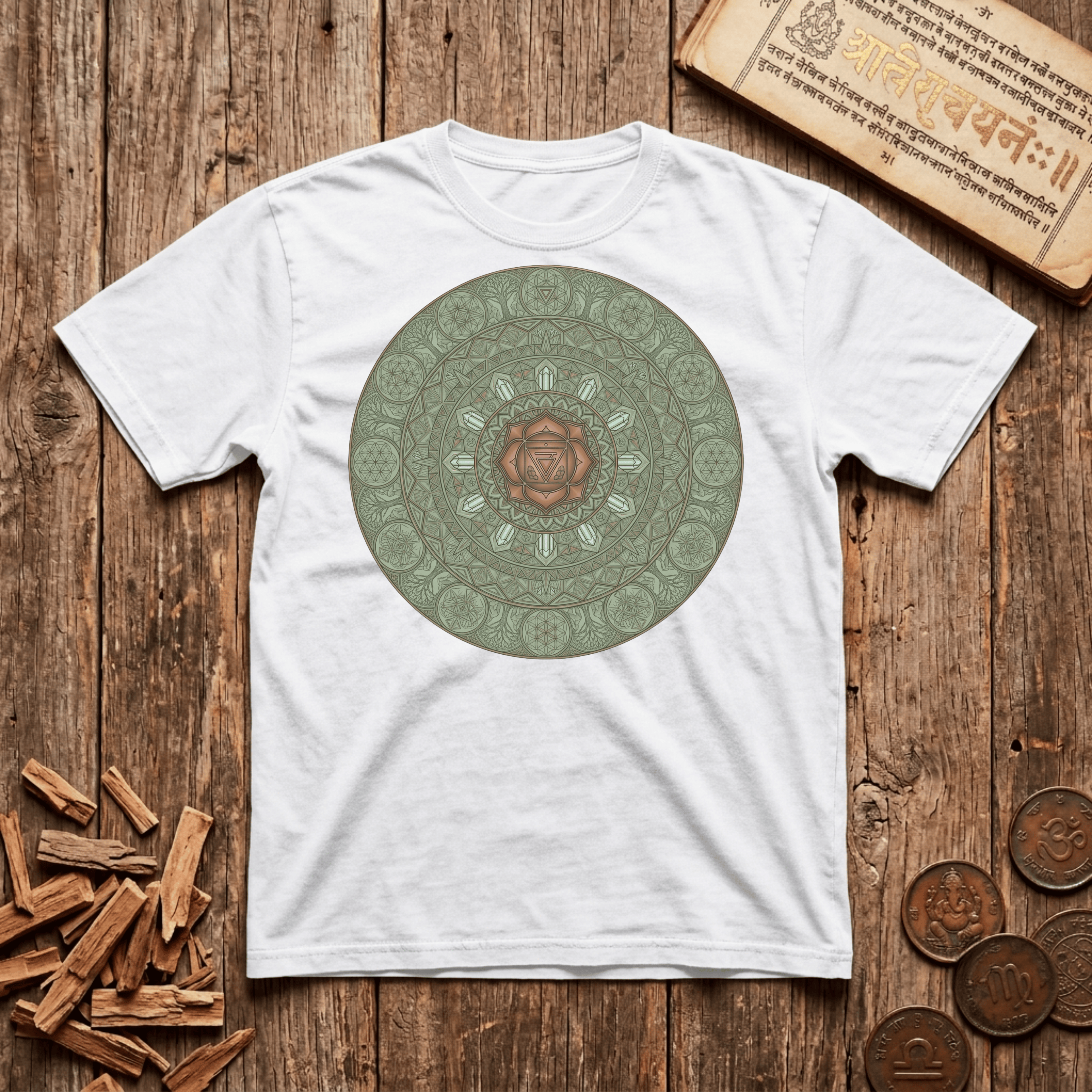 Root Chakra - Muladhara - The Star of Power - T-Shirt