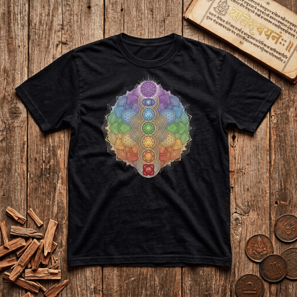 7 Chakras - Unified Alignment - T-Shirt