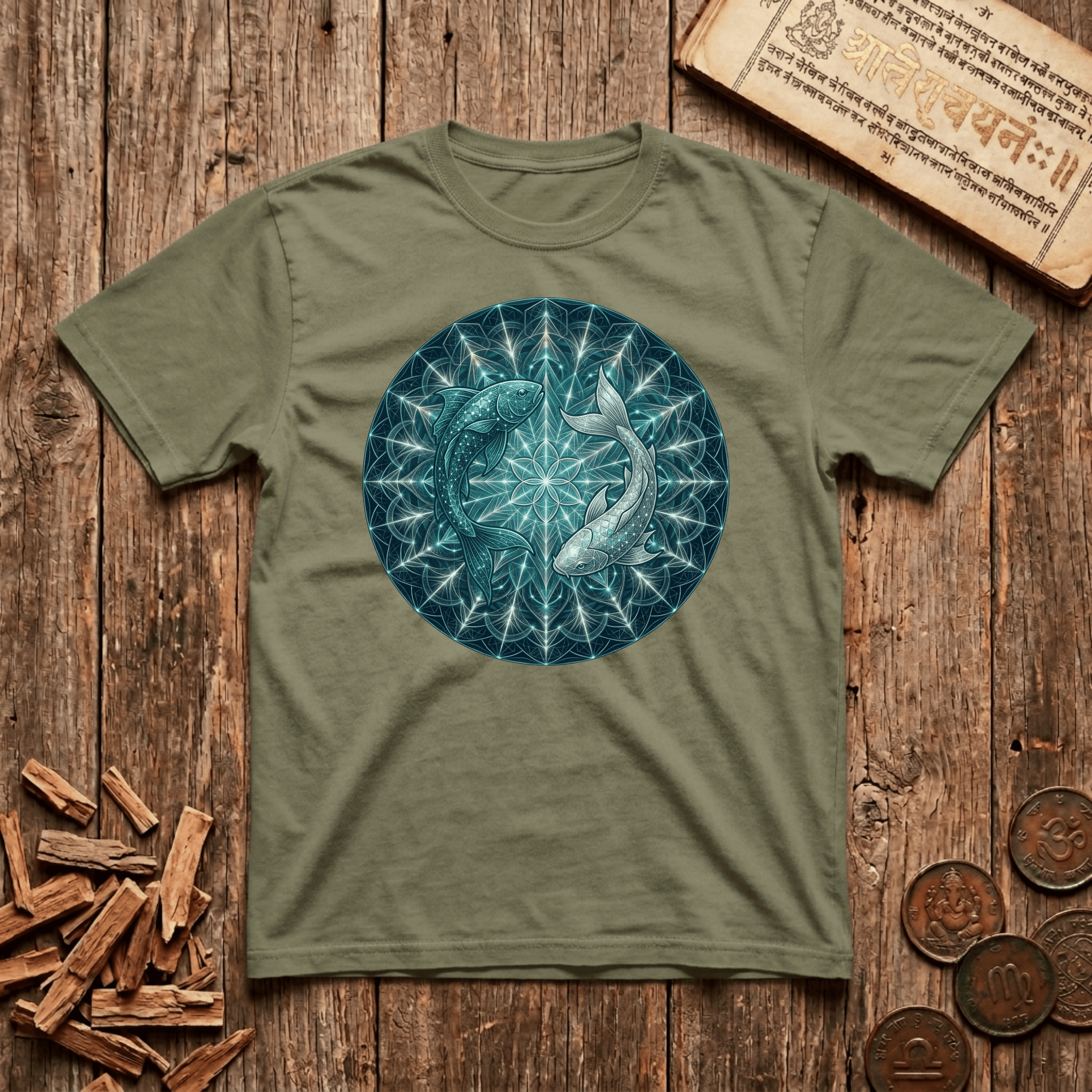 Pisces — The Twin Fish - T-Shirt