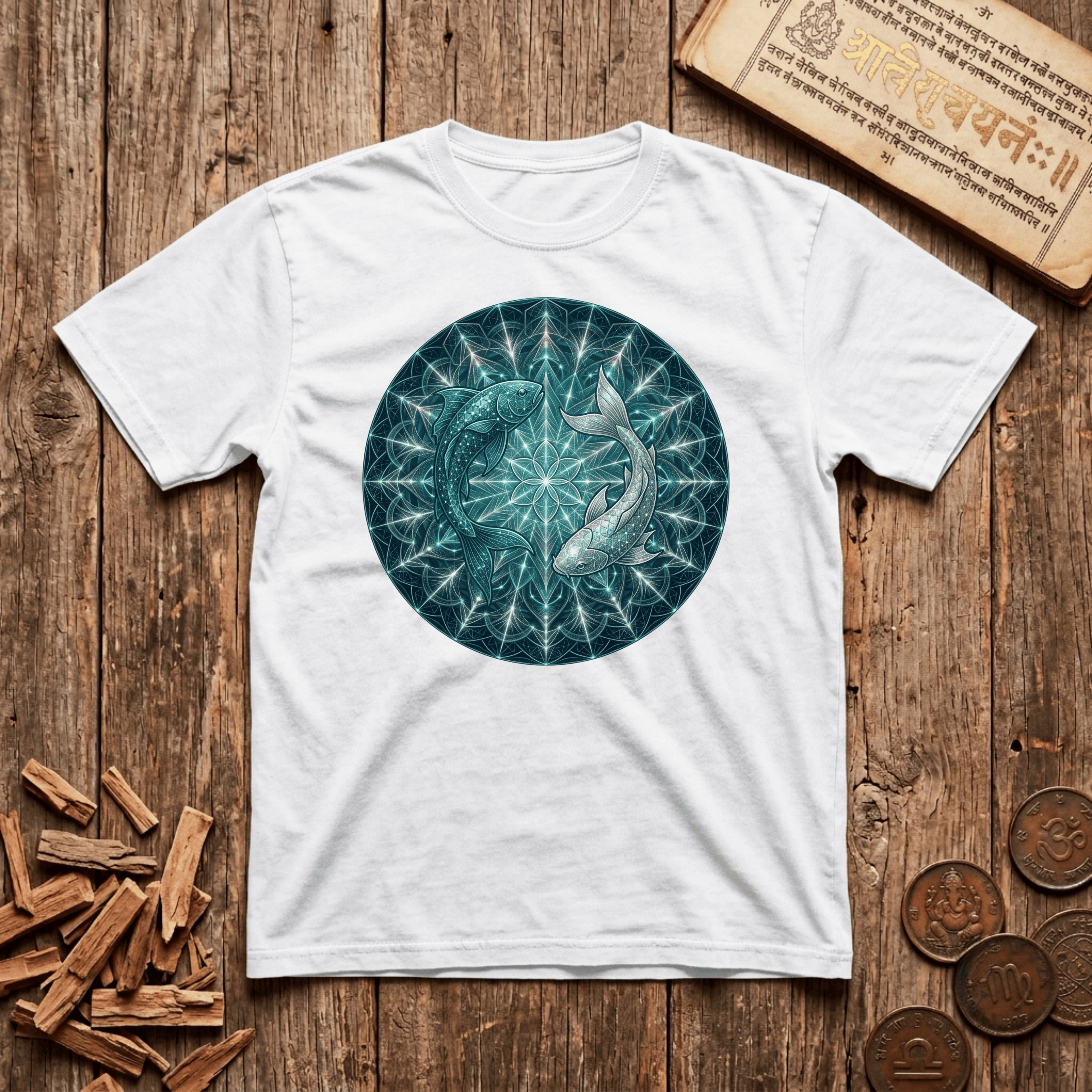 Pisces — The Twin Fish - T-Shirt