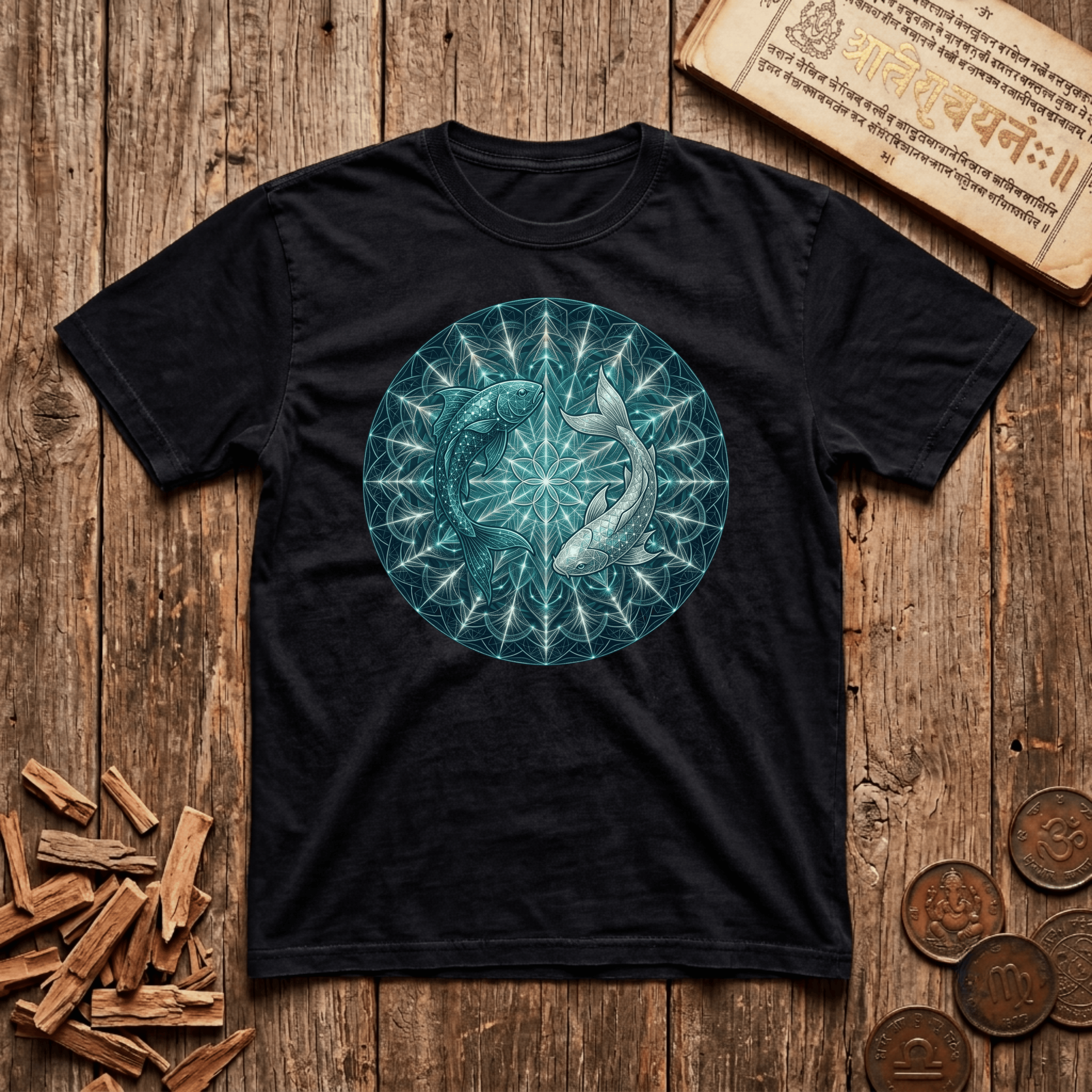 Pisces — The Twin Fish - T-Shirt