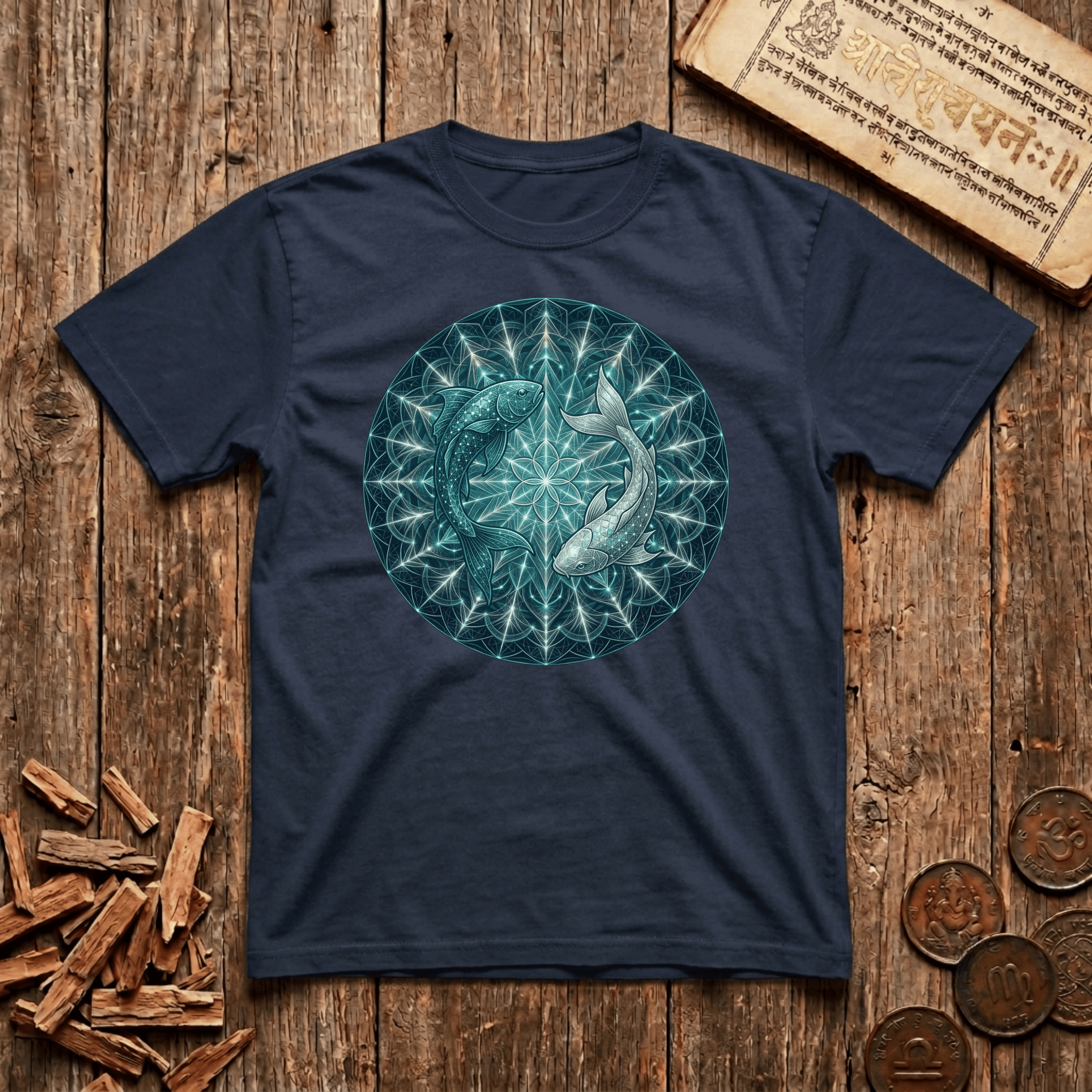 Pisces — The Twin Fish - T-Shirt