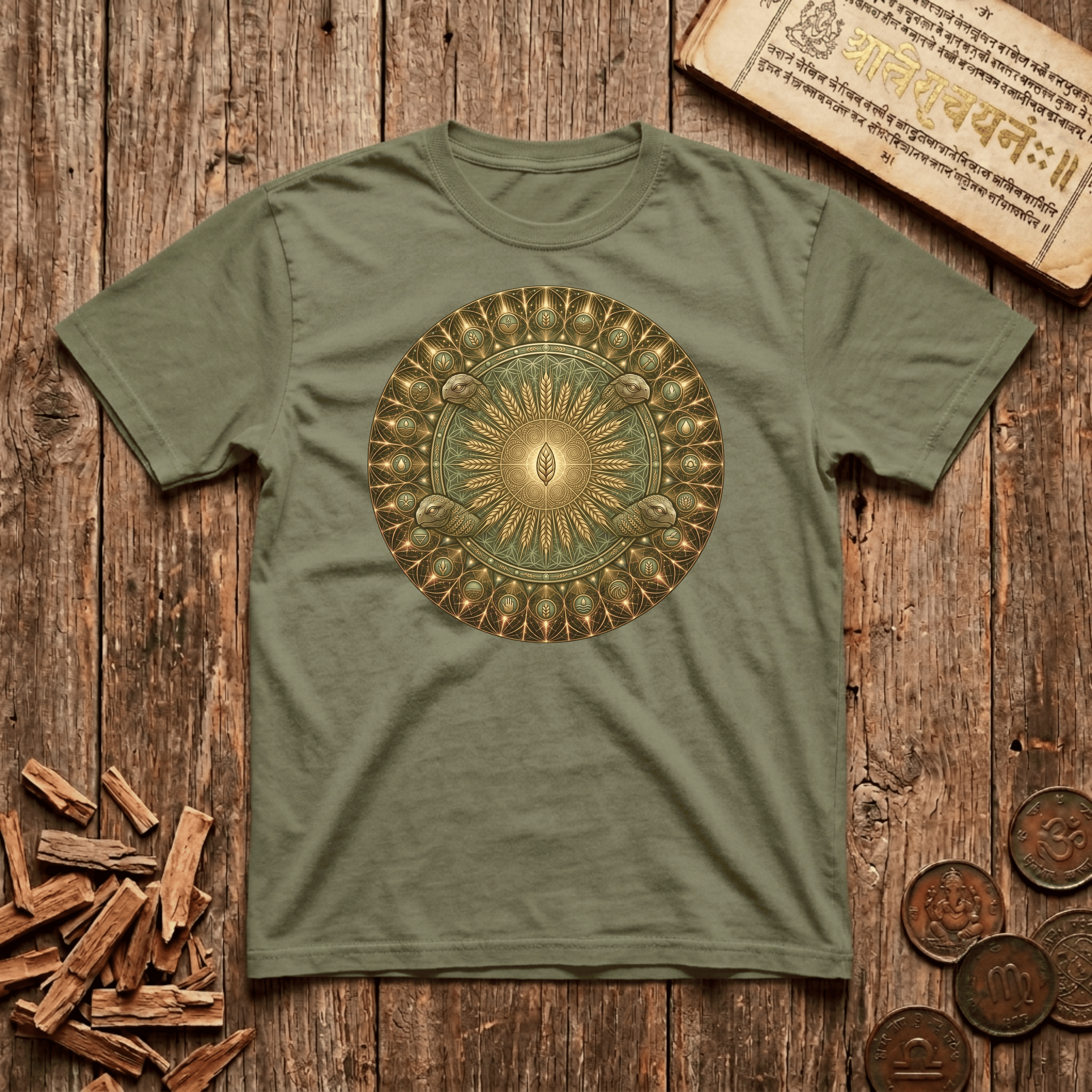 Virgo — The Sacred Wheat - T-Shirt
