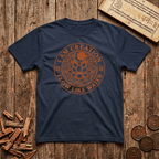 Sacral Chakra — Svadhisthana - I am Creation - Flow Like Water - Wood Cut - T-Shirt