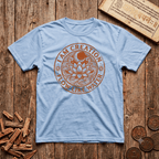 Sacral Chakra — Svadhisthana - I am Creation - Flow Like Water - Wood Cut - T-Shirt