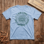 Heart Chakra — Anahata - I Am Love - The Unstruck Sound - Wood Cut - T-Shirt