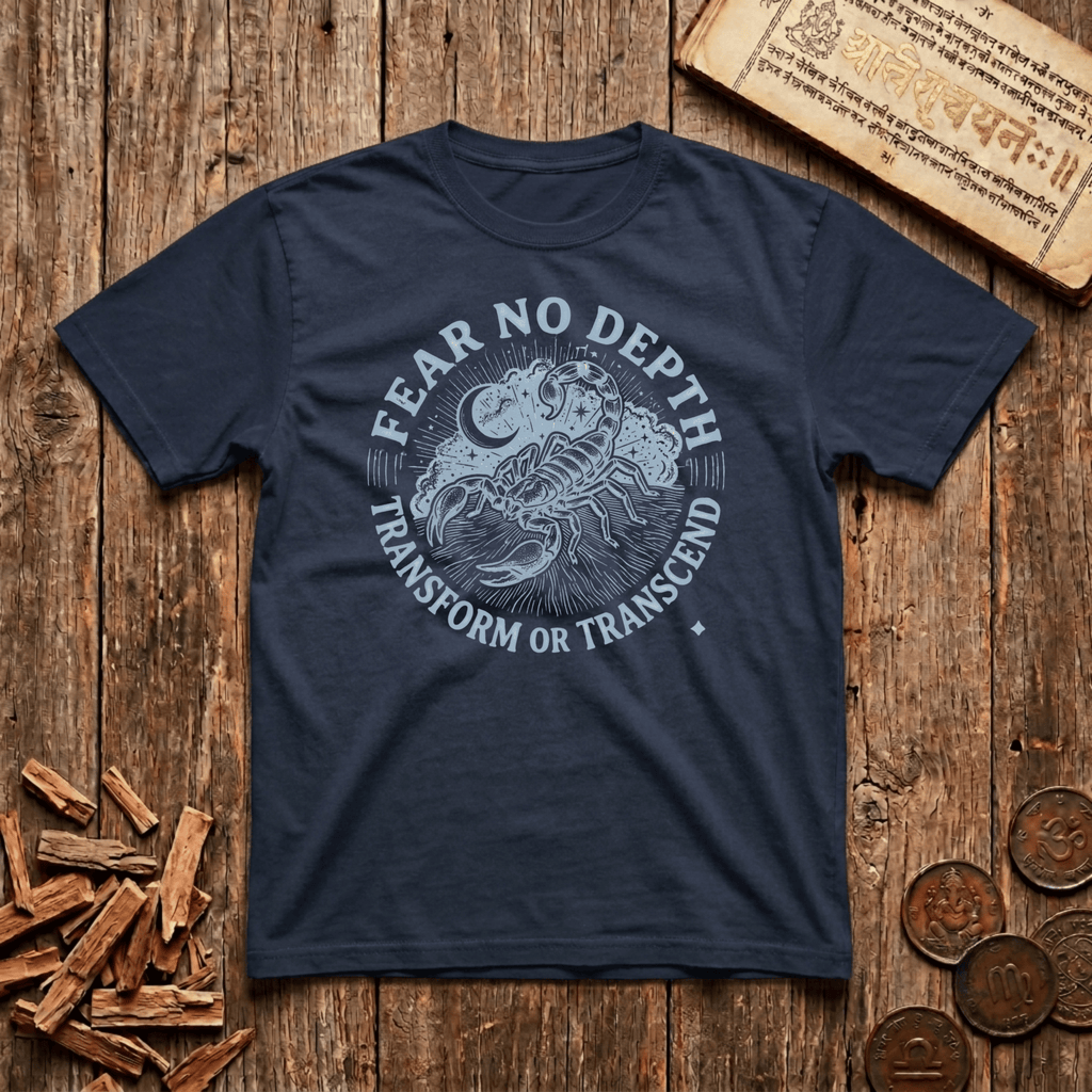Scorpio — The Scorpion - Fear No Depth - Wood Cut - T-Shirt