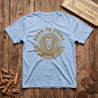 Leo — The Lion - Born To Shine - Wood Cut - T-Shirt