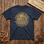 Pisces — The Twin Fish - Dream In Deep Waters - Wood Cut - T-Shirt