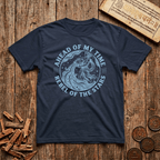 Aquarius — The Water Bearer - Ahead of My Time - Wood Cut - T-Shirt