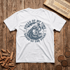 Aquarius — The Water Bearer - Ahead of My Time - Wood Cut - T-Shirt