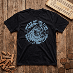 Aquarius — The Water Bearer - Ahead of My Time - Wood Cut - T-Shirt